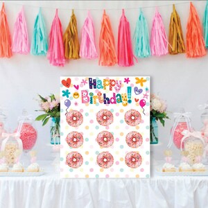 Happy Birthday Donut Stand