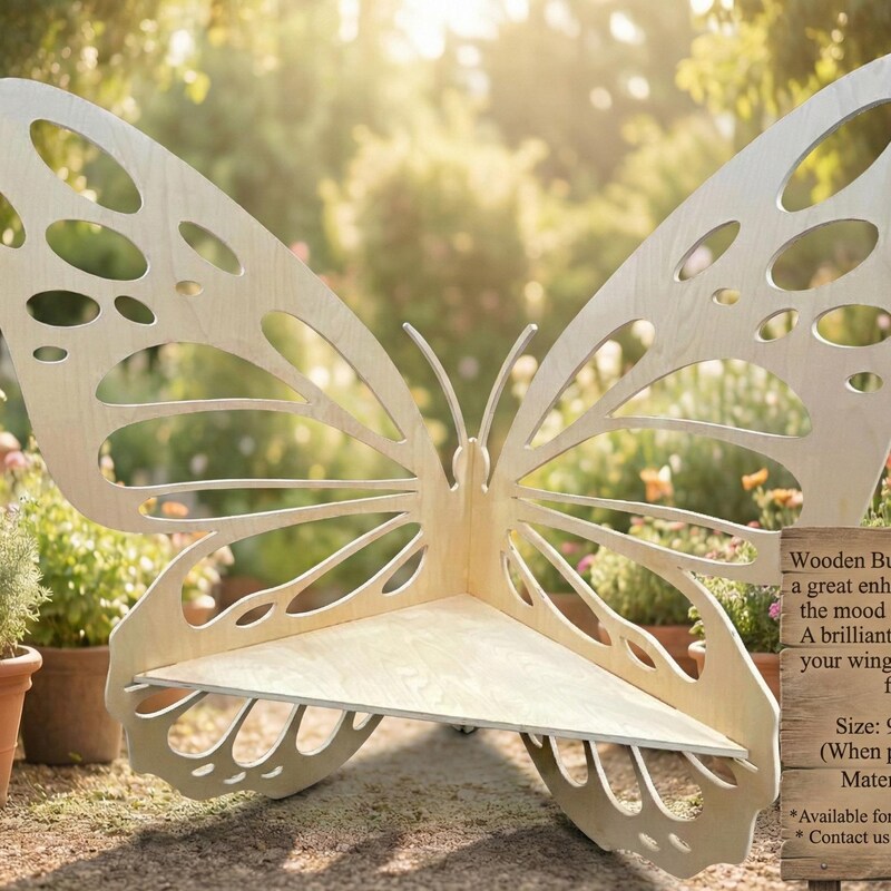 Butterfly Bench - Etsy