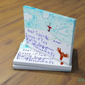 Cartas para Santa, Arte de Notas Personalizadas, Convierte las Notas de Santa en Arte. Impresión  personalizadas, Arte de pared para niños