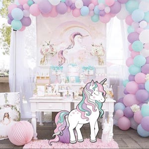 44&quot; Large Unicorn -Party Decoration - Unicorn Birthday Party, Pastel Unicorn, Rainbow unicorn baby shower