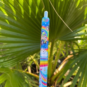 Cute Personalized Pen | Lisa Frank Inspired Pen | Aliens | Rainbows | Name Pens | Custom Pens | Refillable Pens | Puppies | Gifts for her