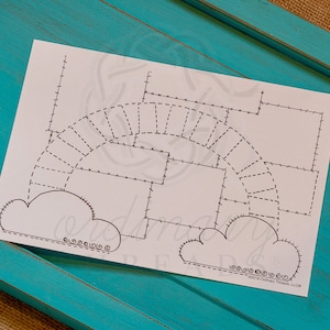 RAINBOW template for Bible Quilt® journal