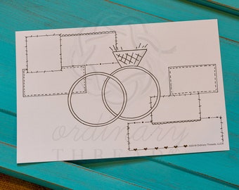 Modèle MARIAGE pour le journal Bible Quilt®