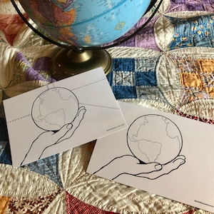 World in His Hands template set