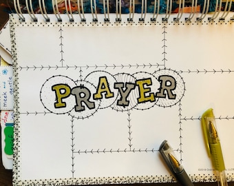Modèle de prière pour le journal Bible Quilt®