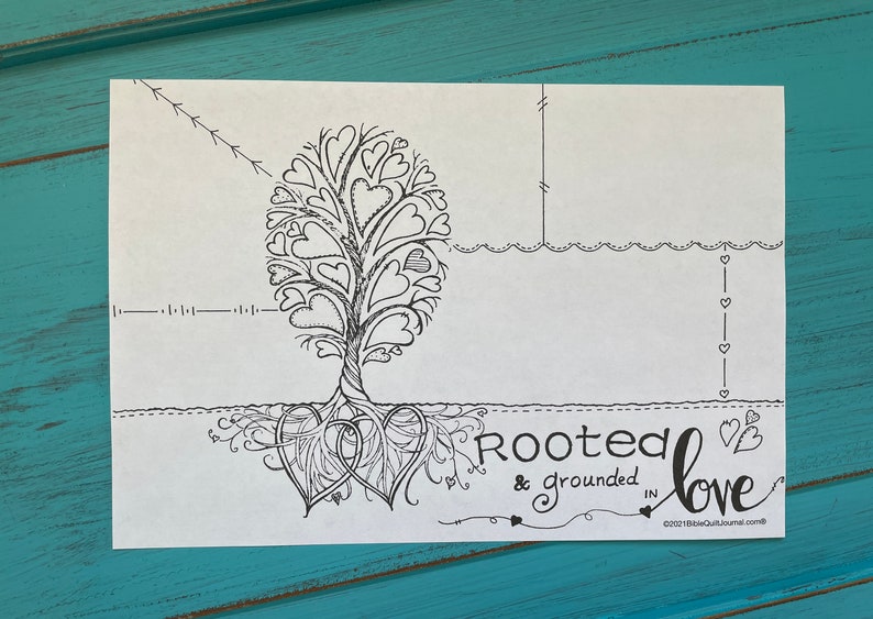 Rooted & Grounded in Love Template Set - Etsy