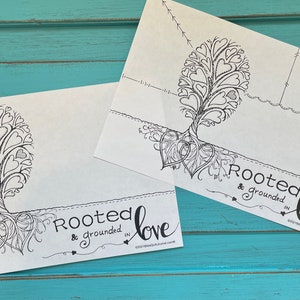 Rooted & Grounded in Love Template Set - Etsy