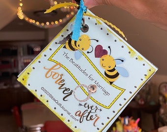 Jeu de cartes à feuilleter « Bee » Attitudes of Marriage pour Bible Quilt®Journal