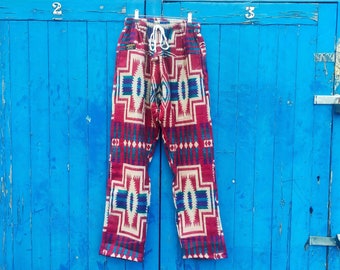 Blanket trousers. Made from soft Indian Shawls. one sized