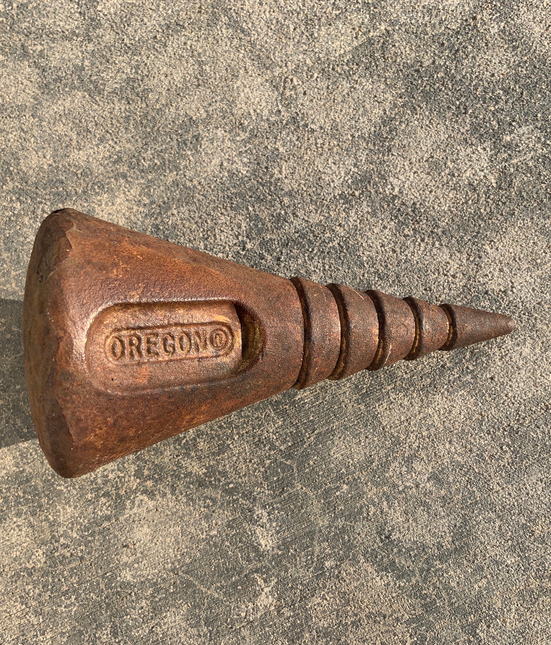 Vintage Oregon Wood Grenade