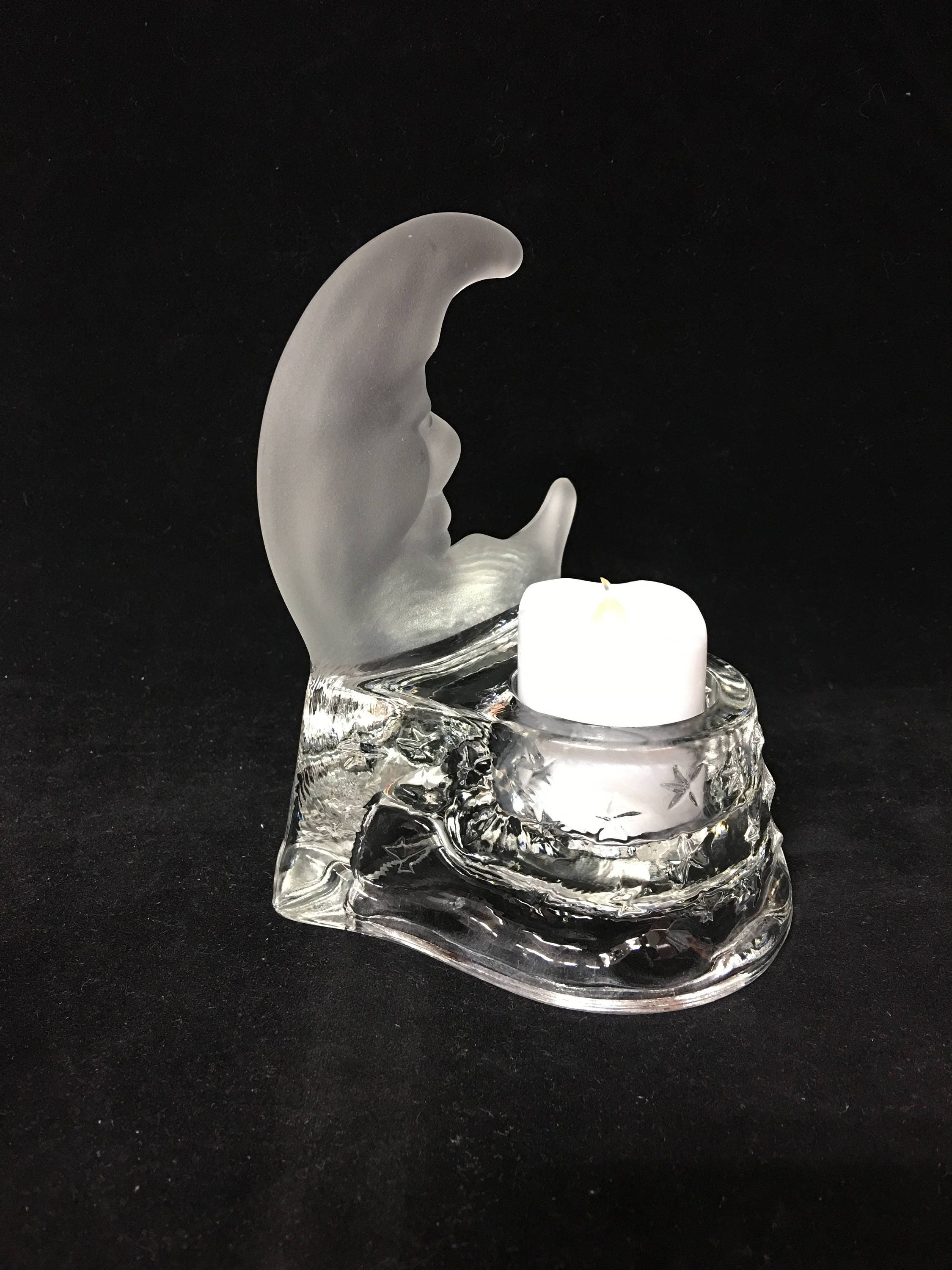 Adorable Crescent Moon Votive Candleholder