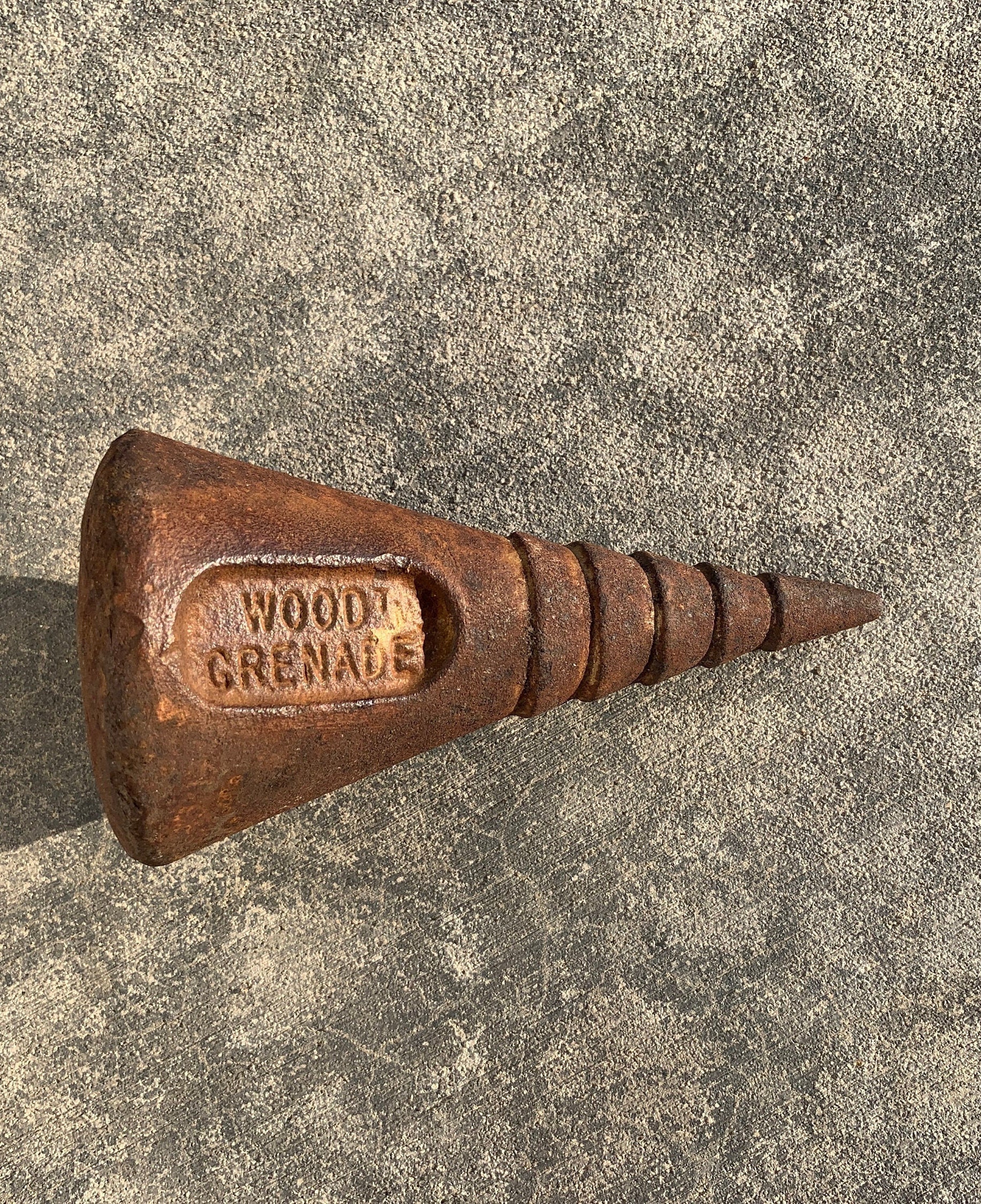 Vintage Oregon Wood Grenade
