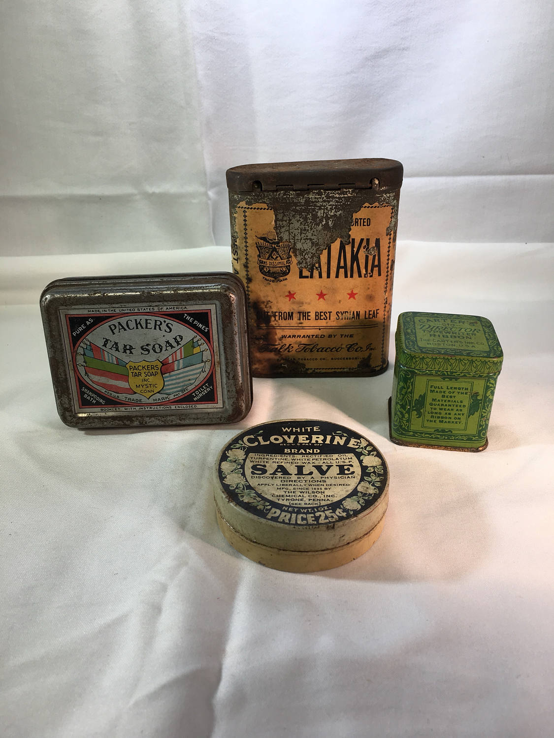 Vintage Small Tins (4)