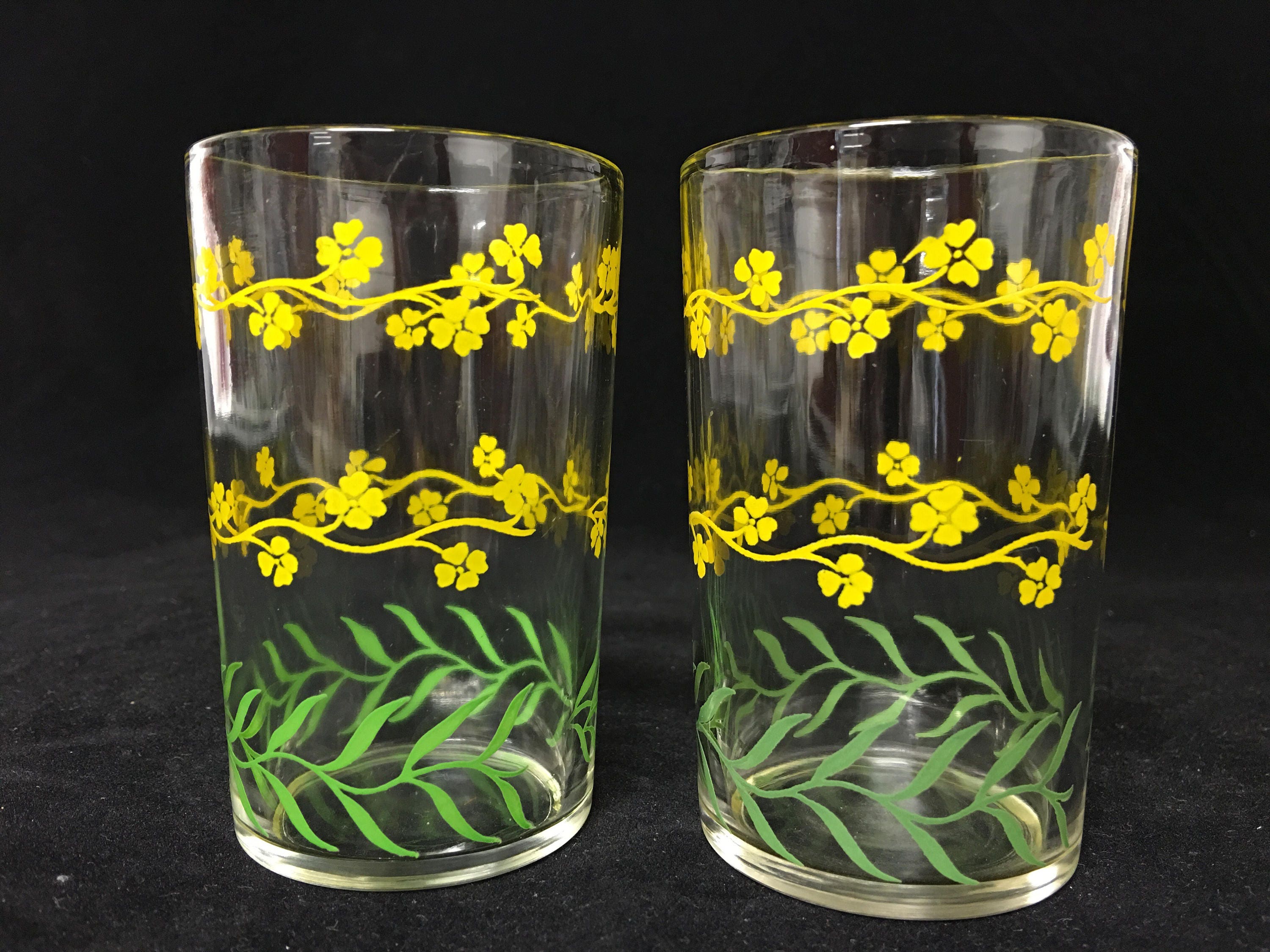 Vintage Swanky Swig Juice Glasses, Set (6)