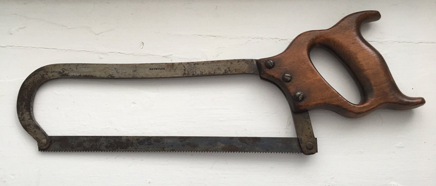 Vintage Keystone Butcher's Hand Saw