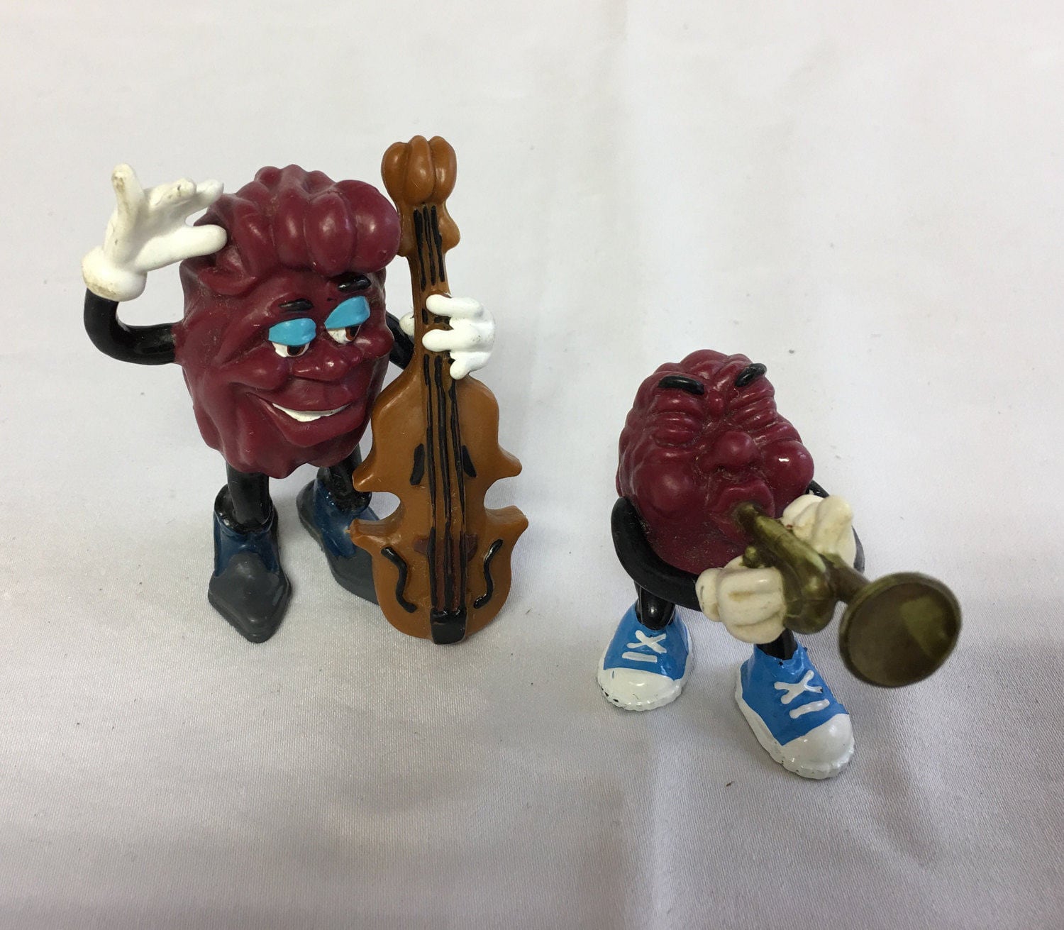Vintage Collectible California Raisin Men Figures