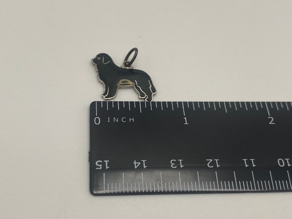 Vintage Black Lab Pins and Charm - image 2