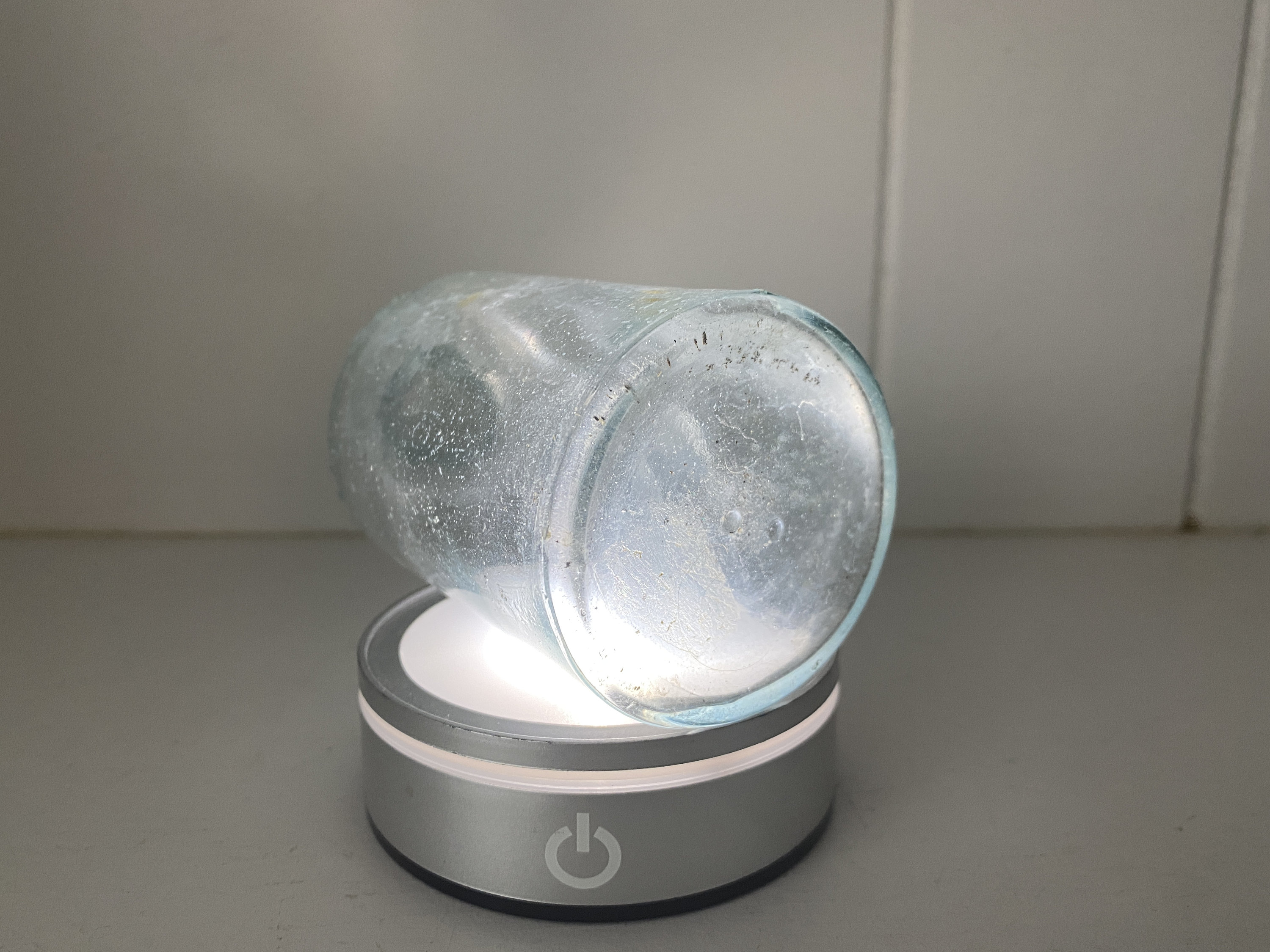 Antique Glass Baking Powder Bottle