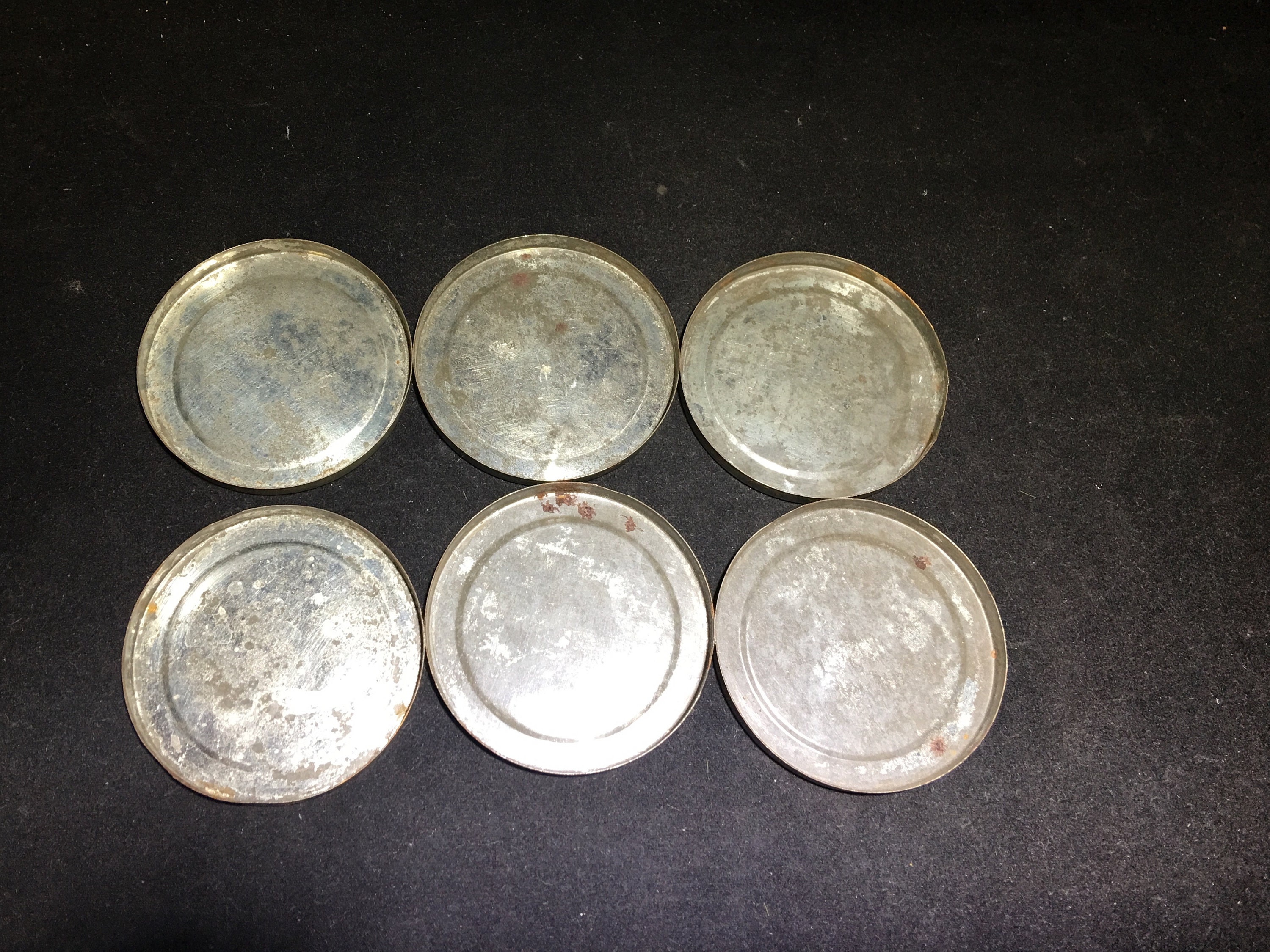 Antique Jelly Jars with Metal Lids