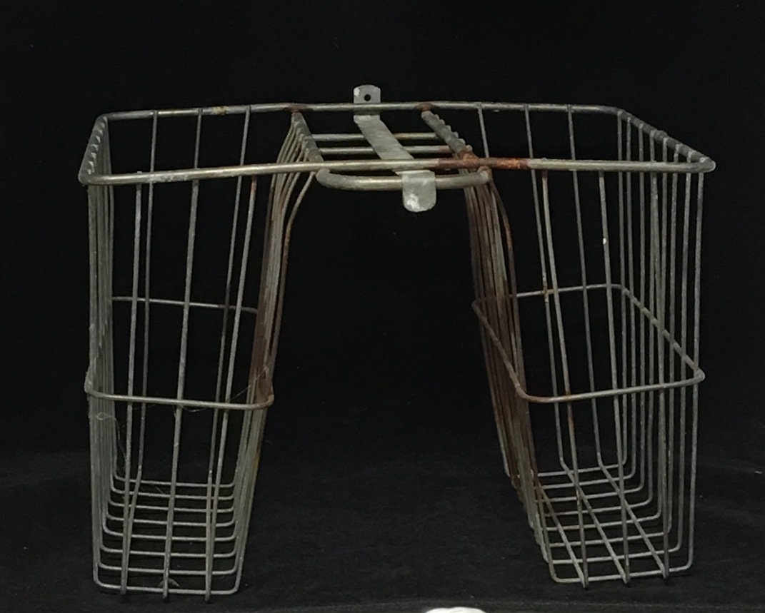 Vintage Wire Bicycle Pannier