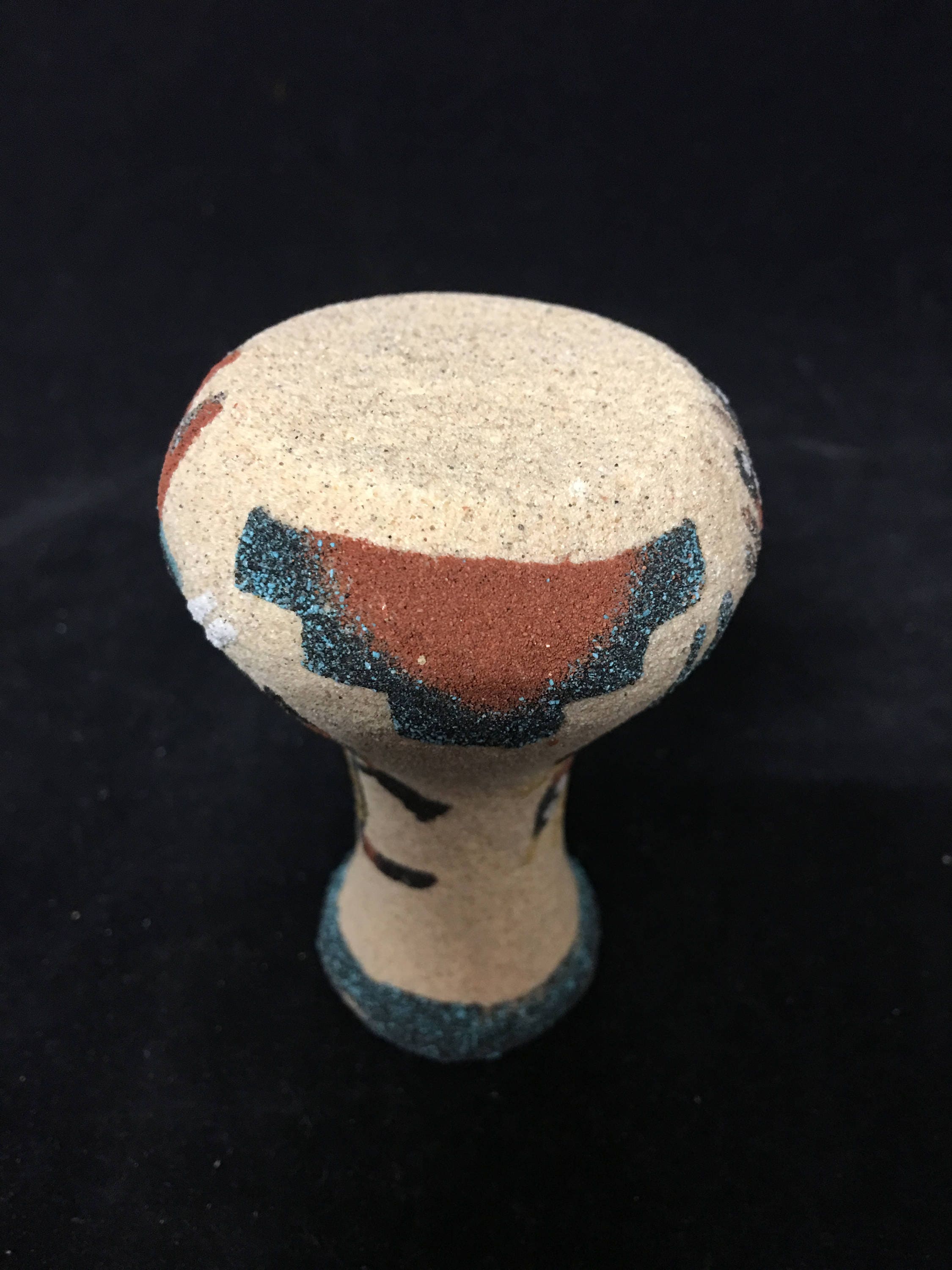 Miniature Navajo Inspired Sand Art Vase