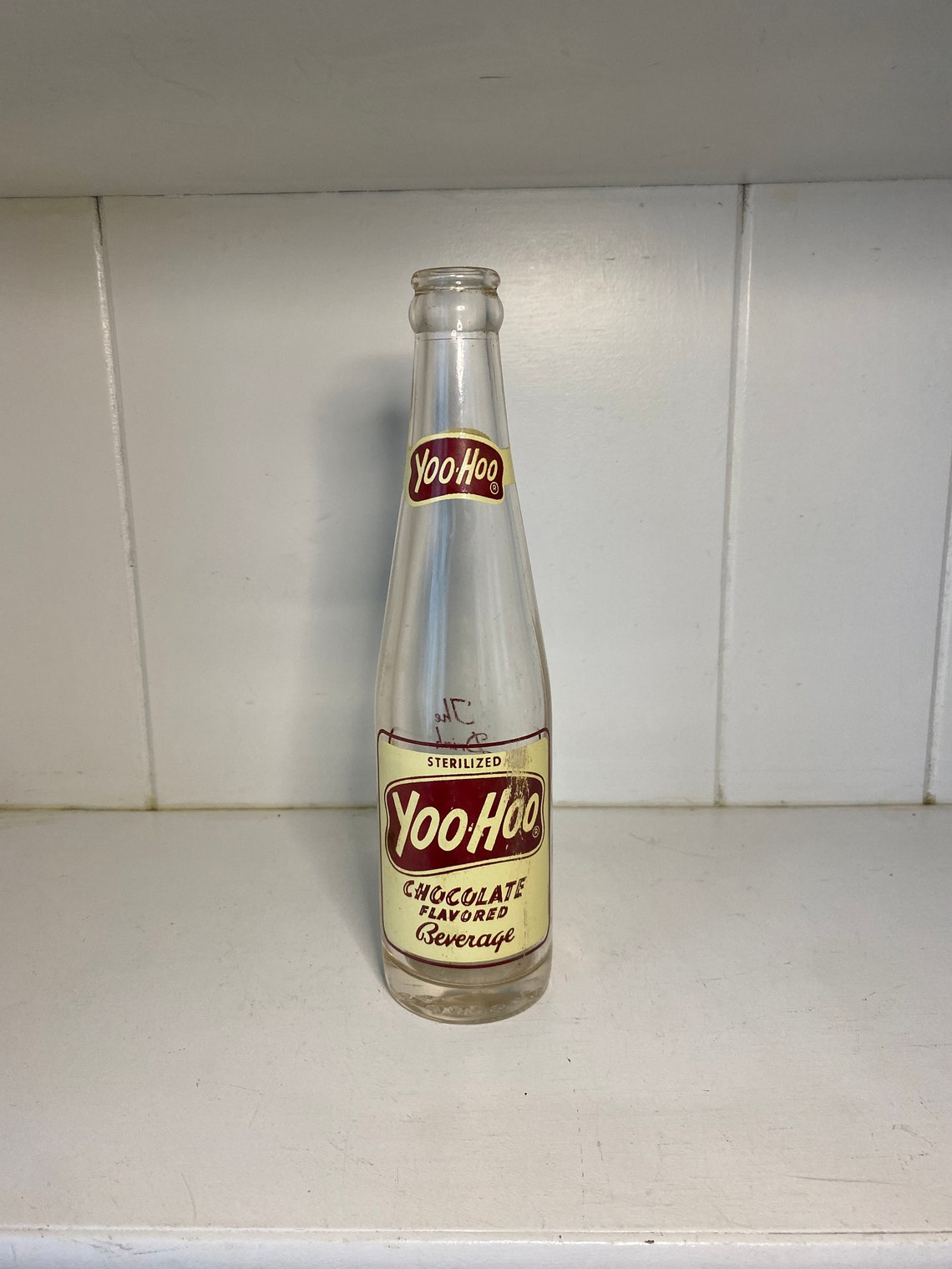 1960s Yoohoo Chocolate Flavored Beverage Glass Bottle Etsy