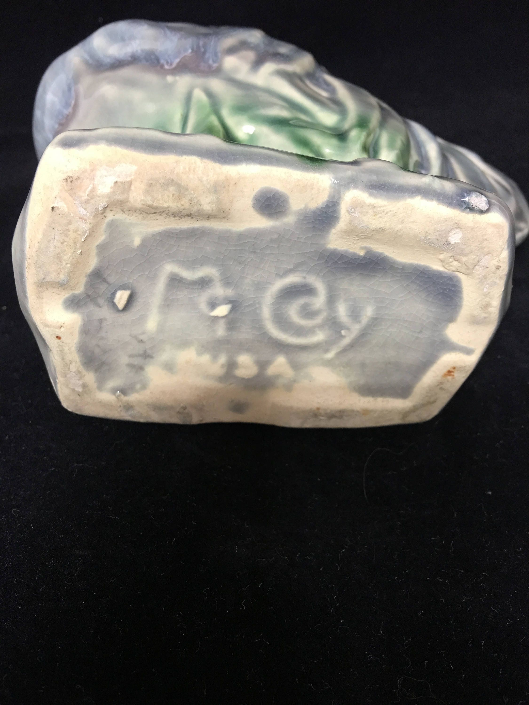 Vintage McCoy Cold Painted Rooster Planter