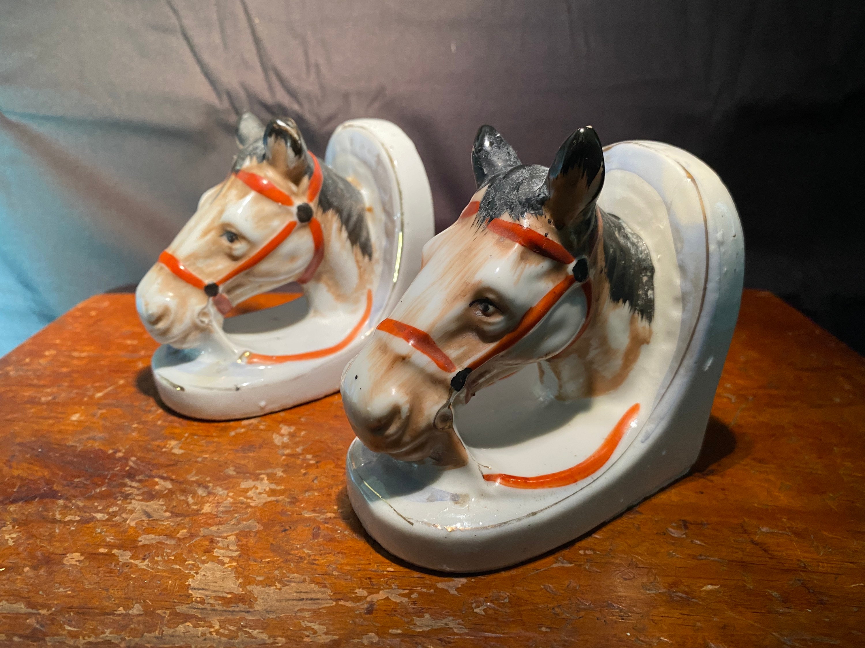 blenko horse bookends blenko horse bookends