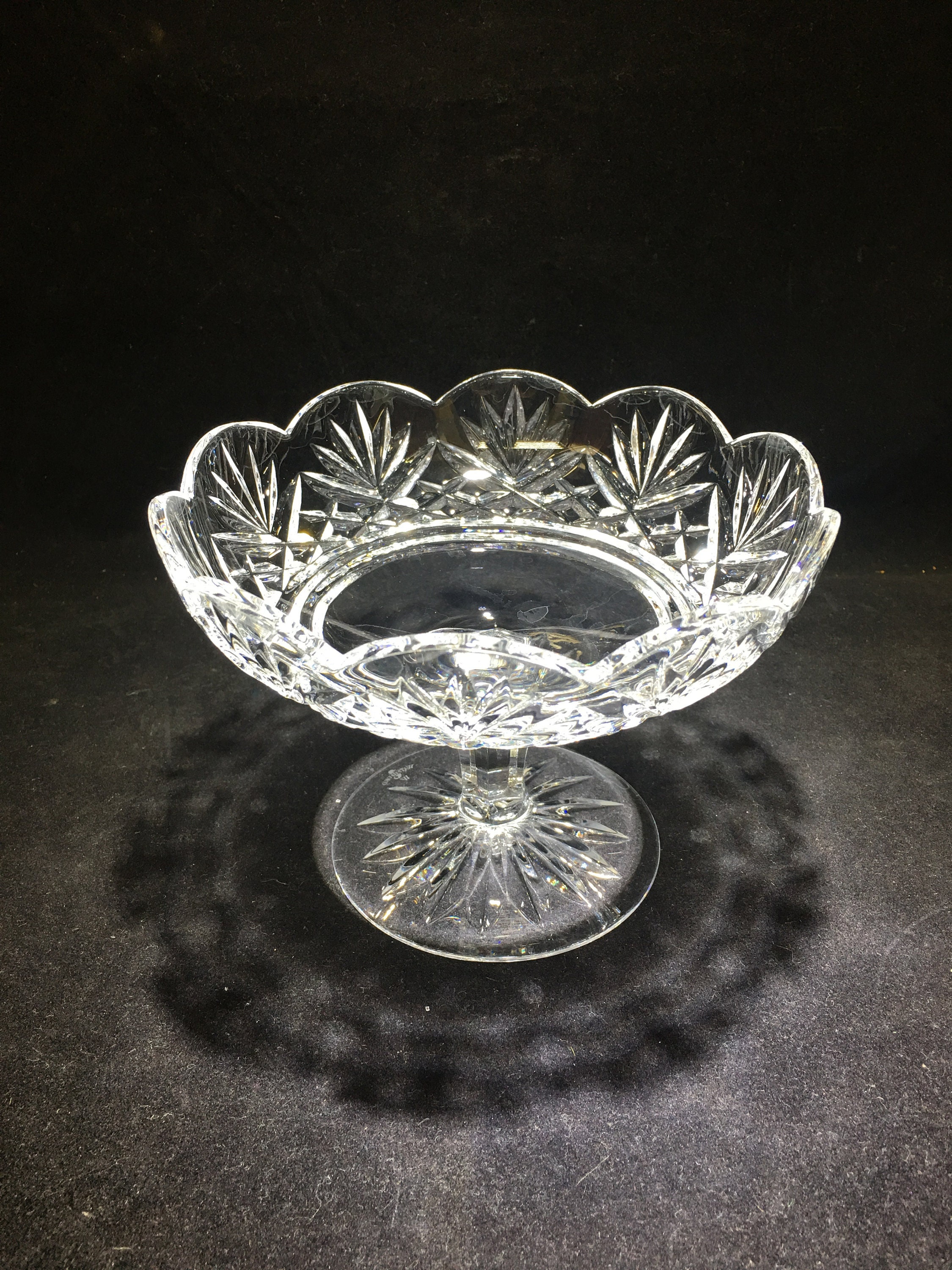 Vintage Waterford Crystal Compote