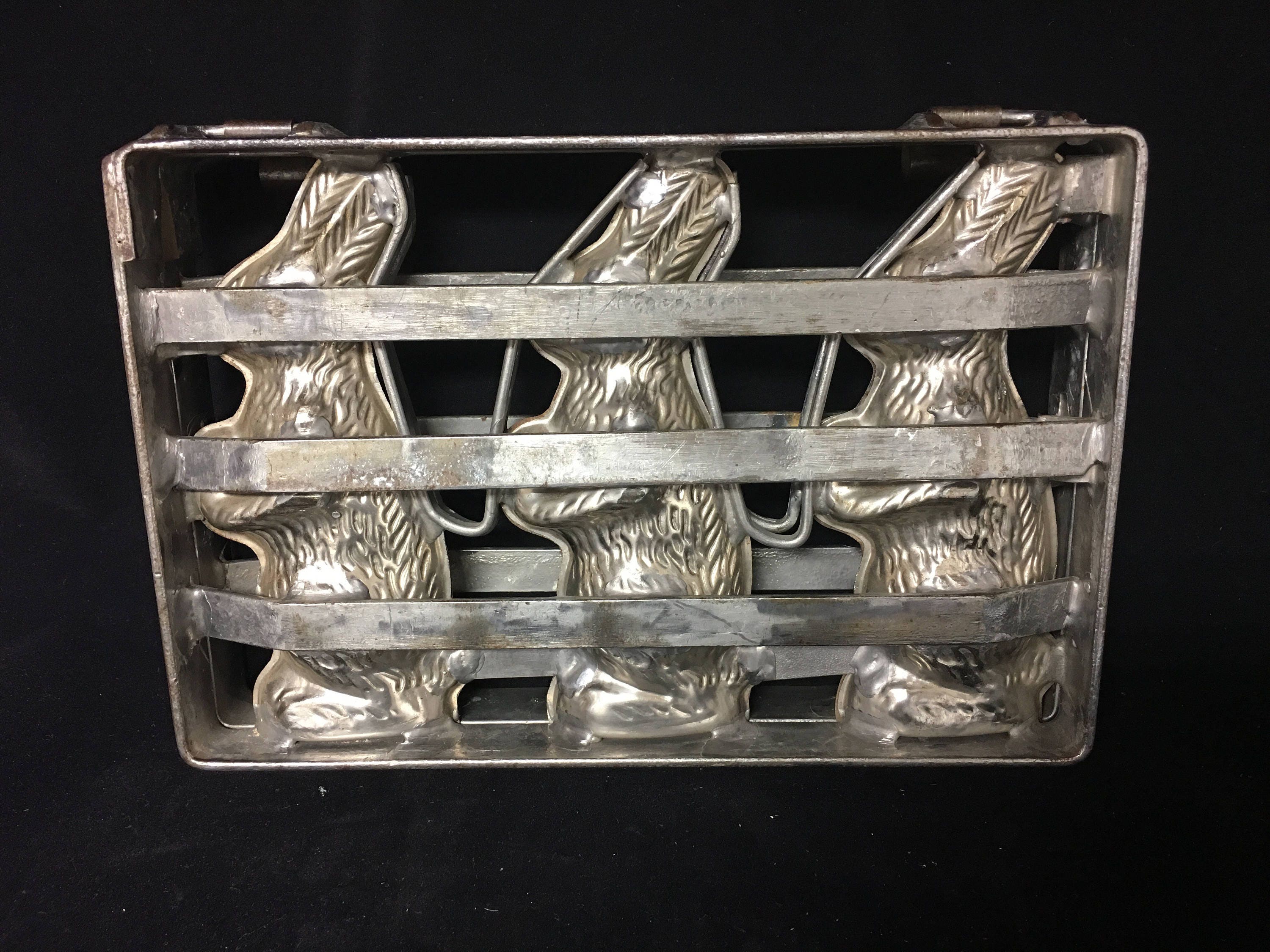 Vintage Large Bunny (3) Chocolate Mold