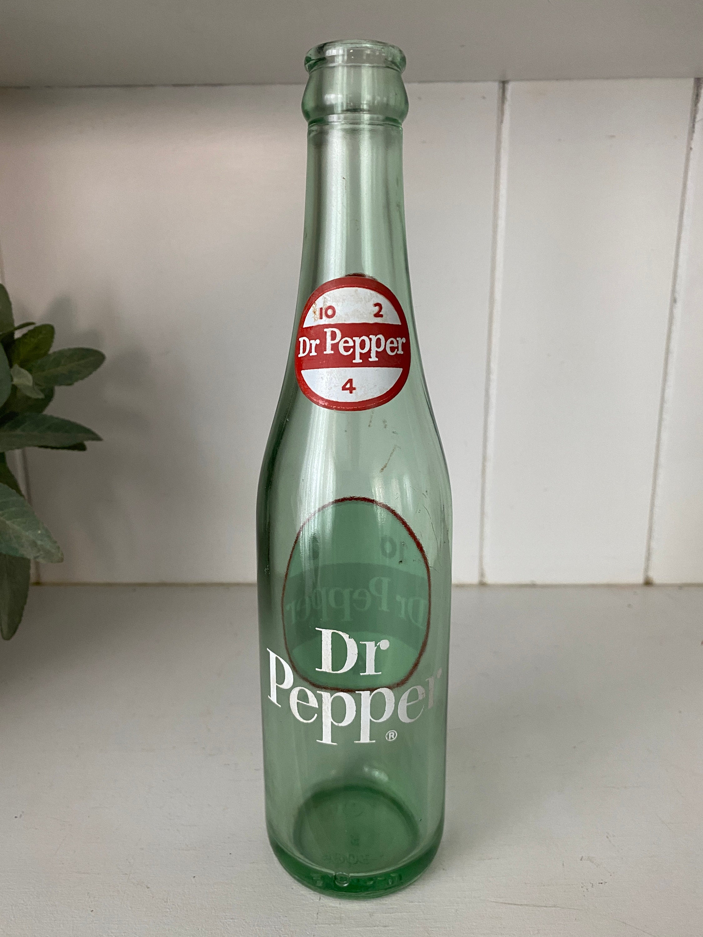 Dr. Pepper Clock Logo Bottle