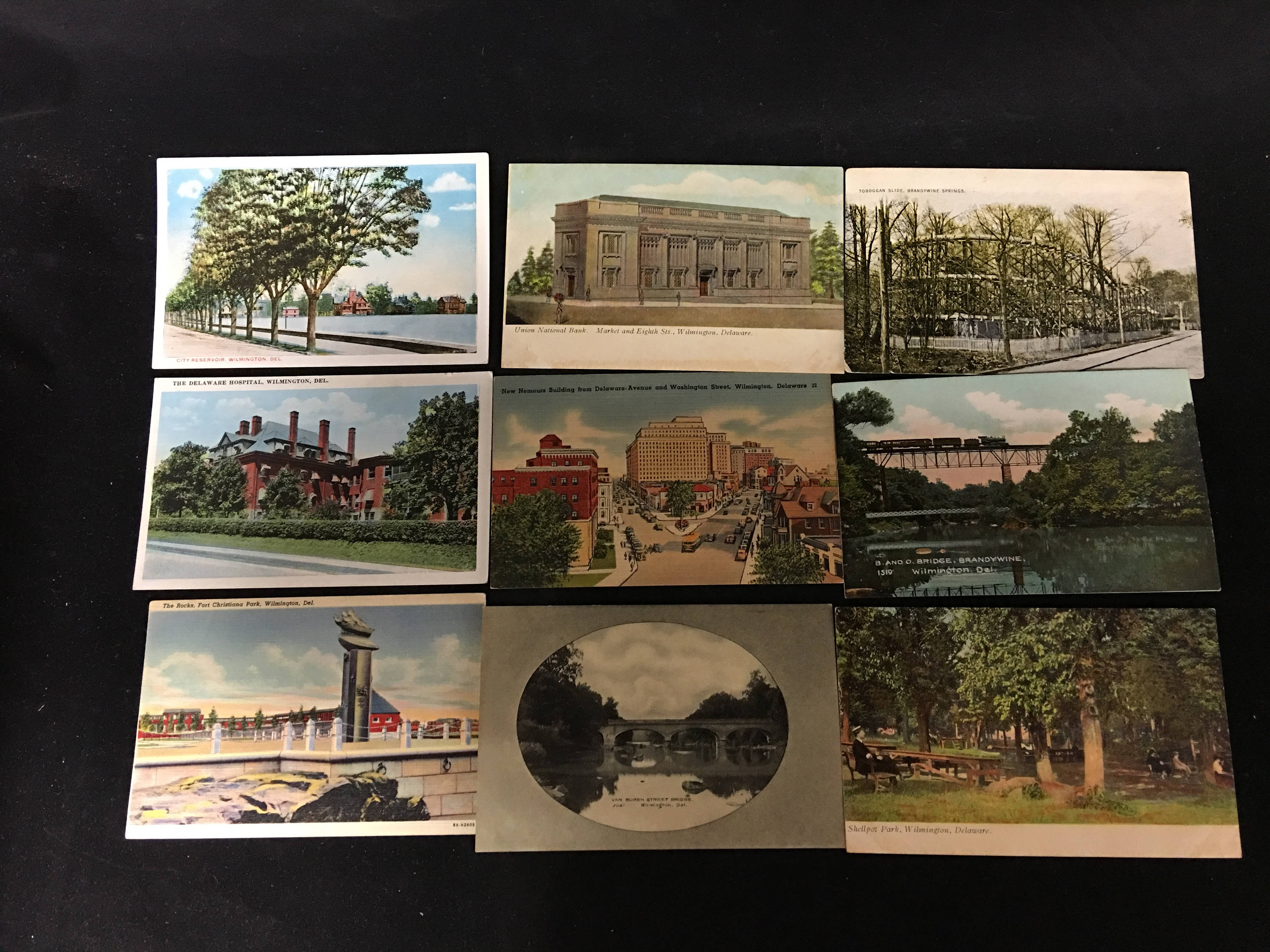19041921 Wilmington, Delaware Post Cards, Set of 29