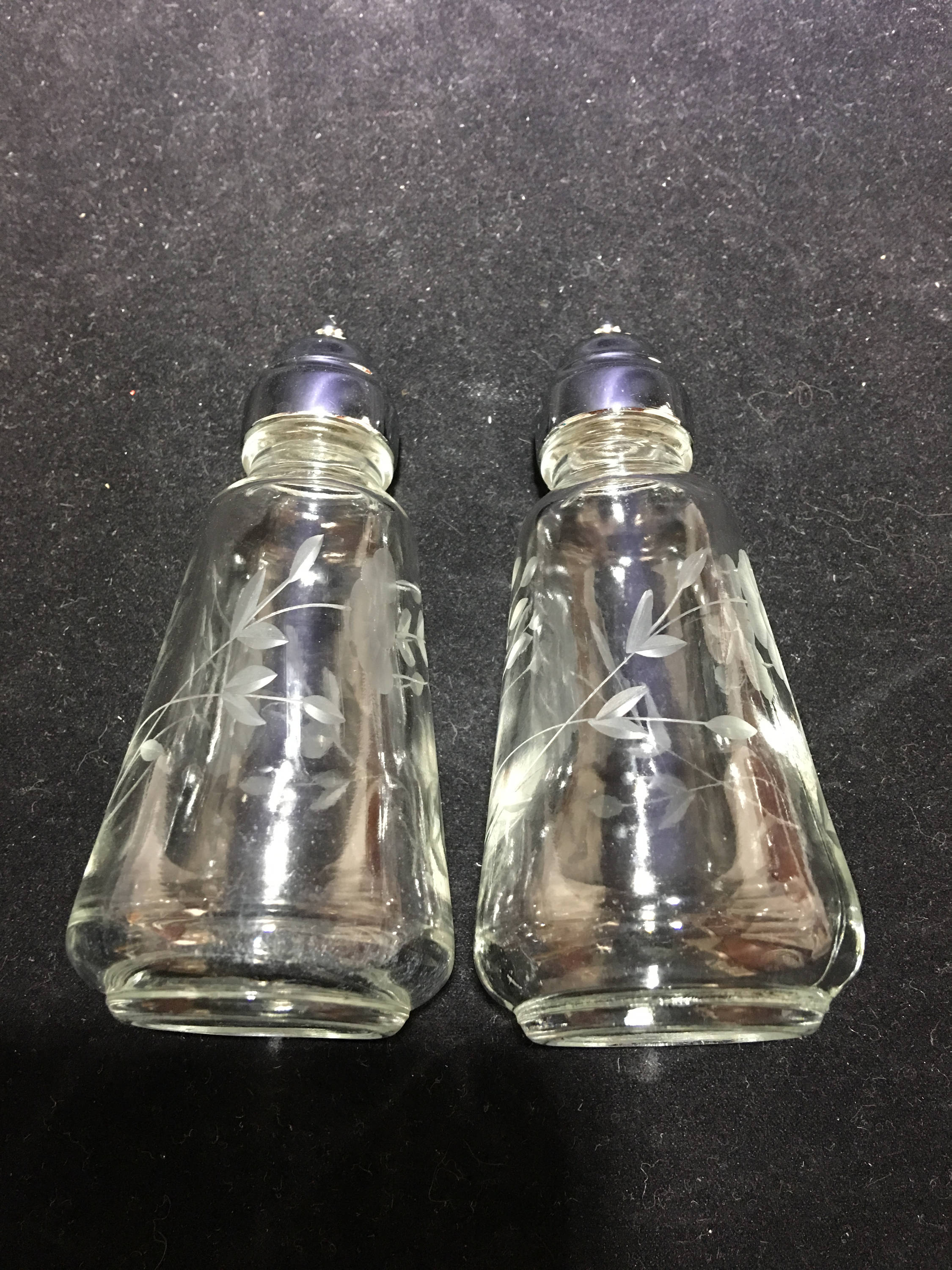 Vintage Princess House Heritage Pattern Salt & Pepper Shakers