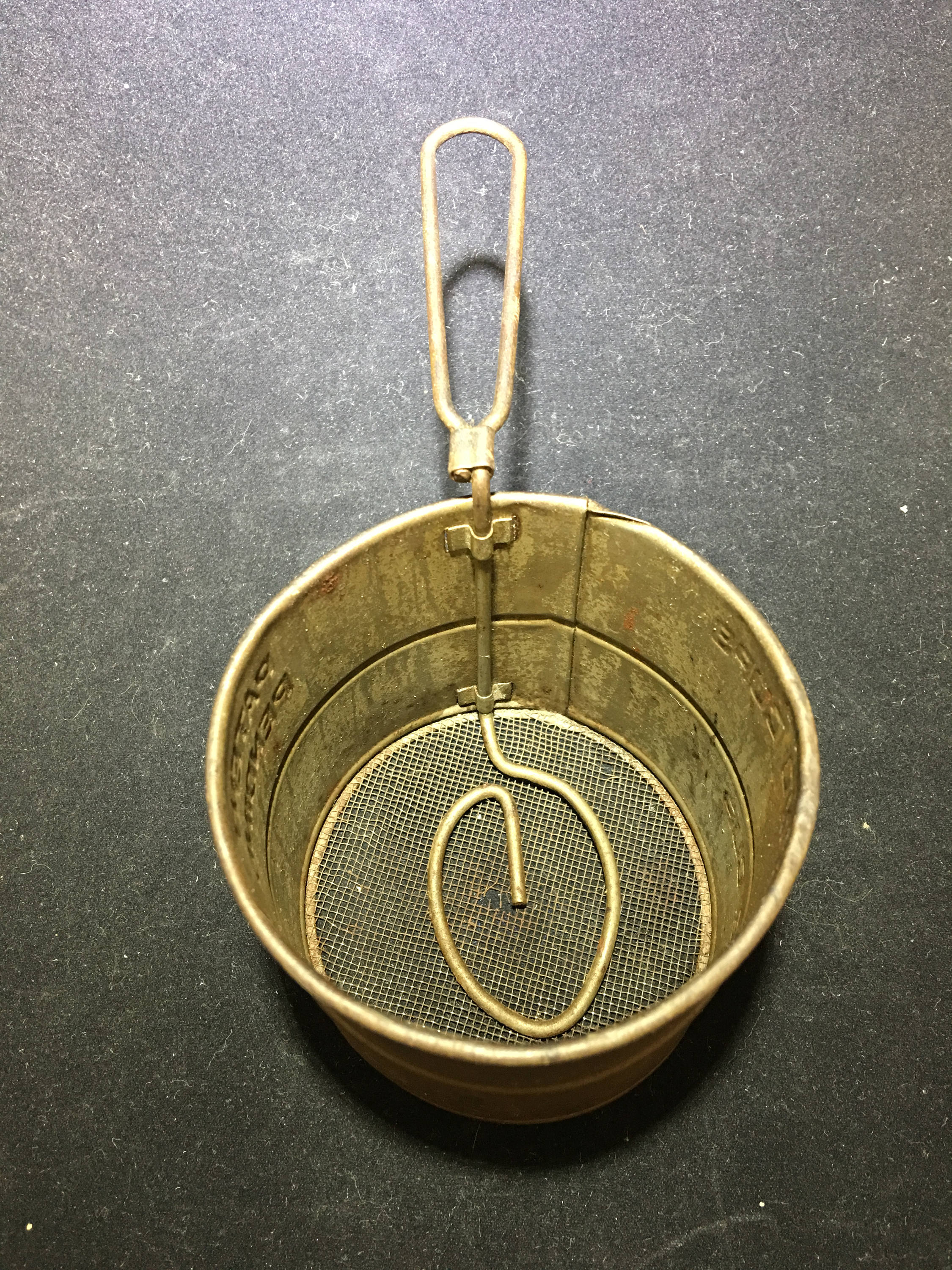 Antique Full 2 Cups Tin Sifter