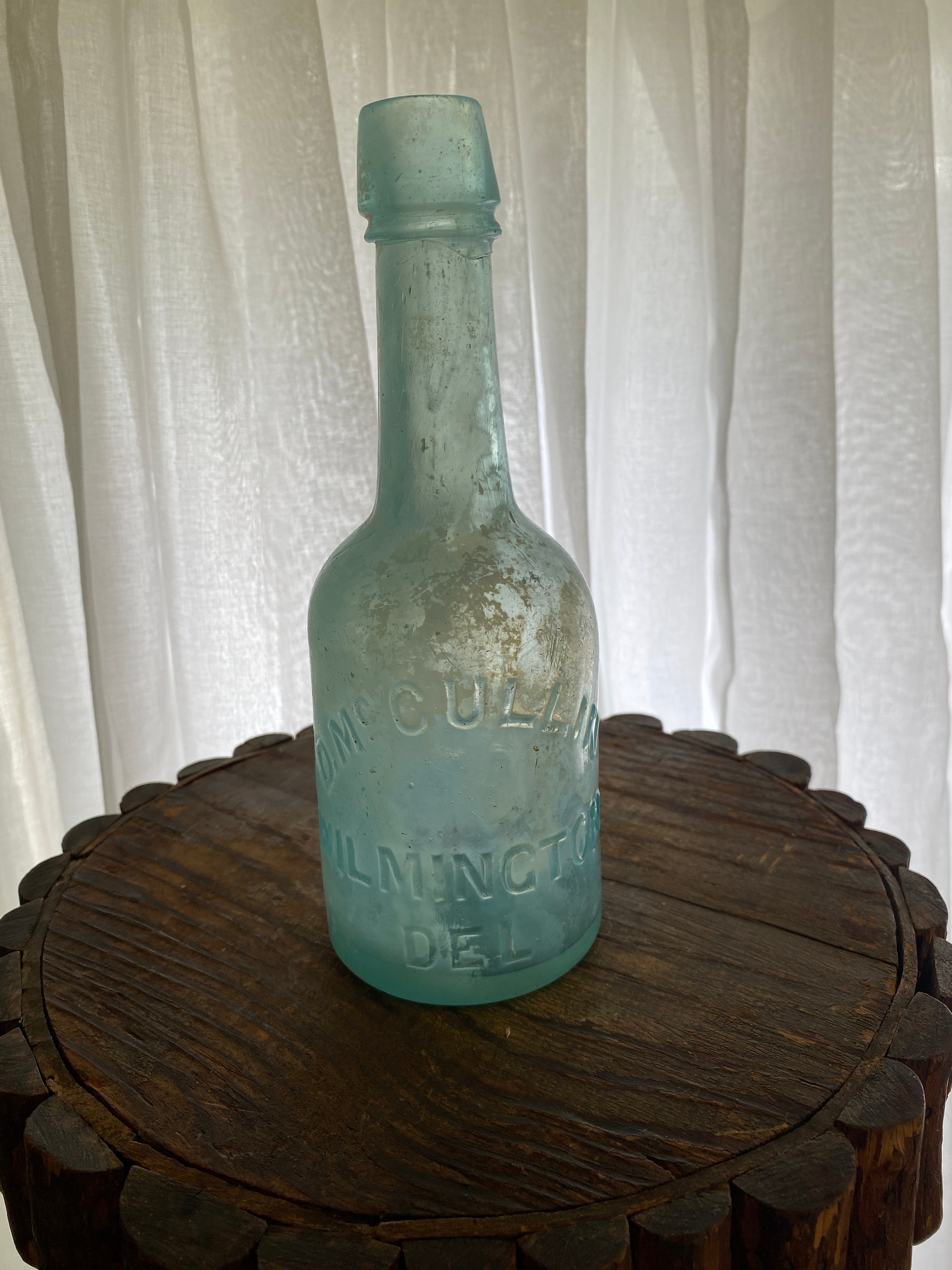 1800s D. McCullin Rare Soda Bottle (Wilmington, Delaware)