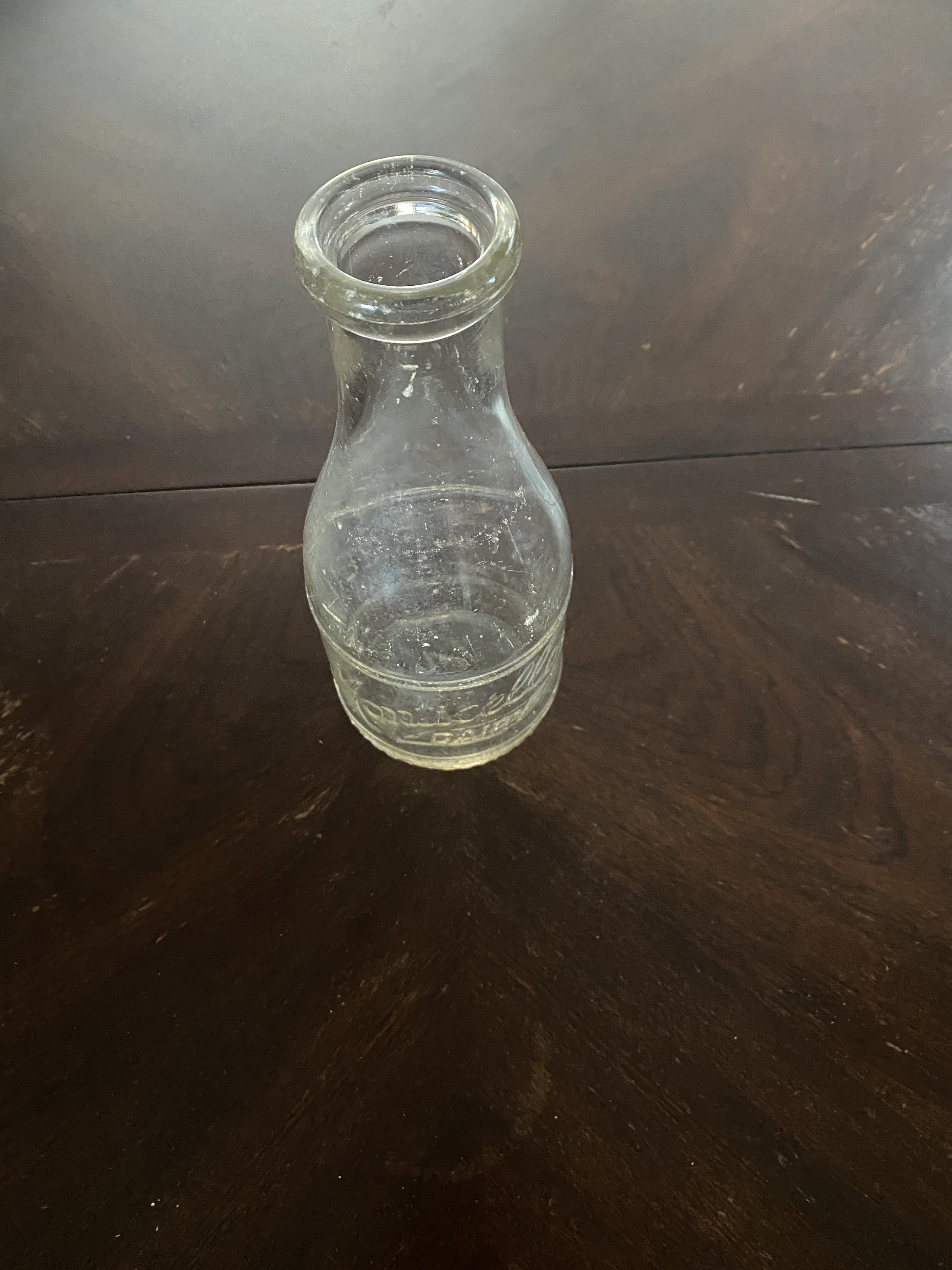 Monticello Dairy Charlottesville, VA Early 1900s Milk Bottle