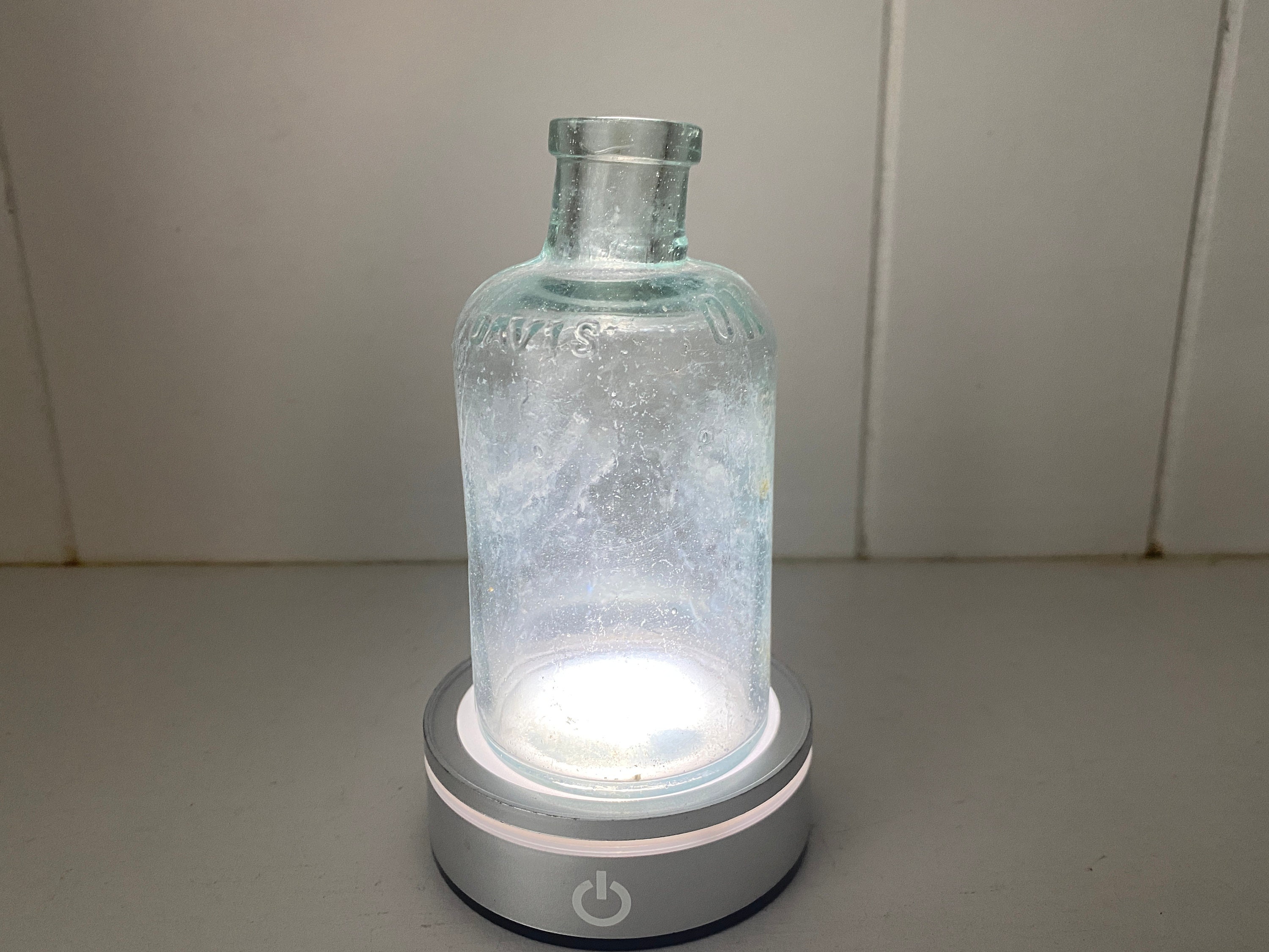 Antique Glass Baking Powder Bottle