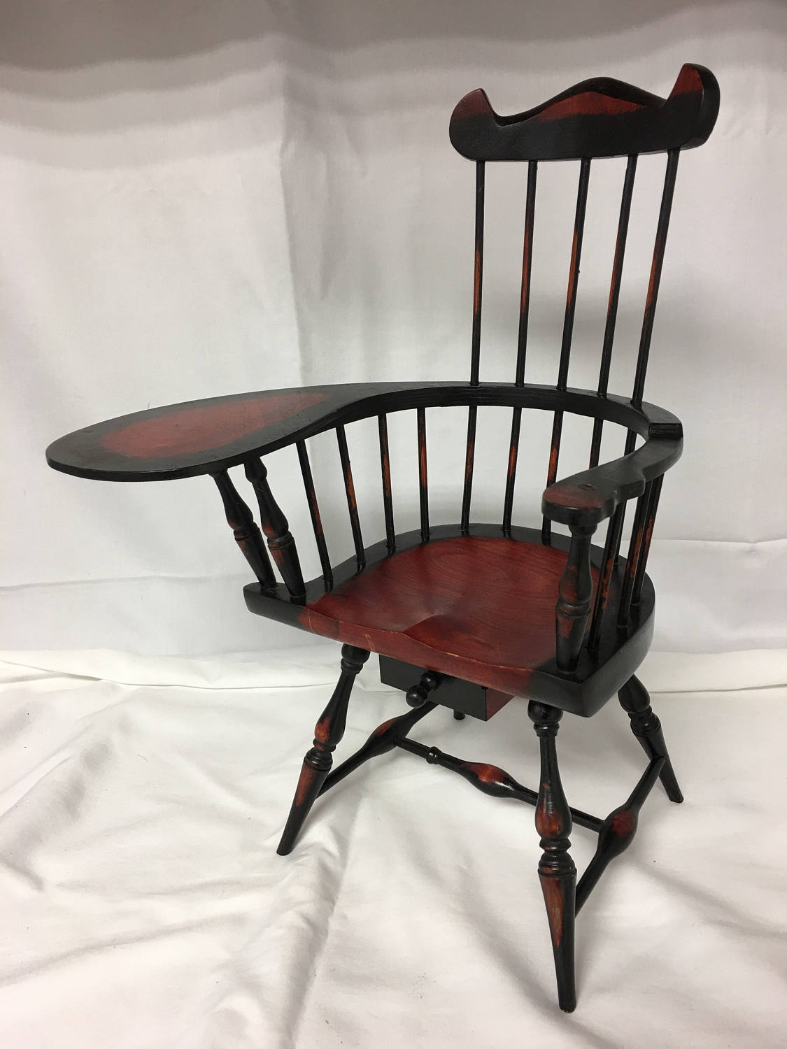 Vintage Doll Windsor Desk Chair w/Drawer