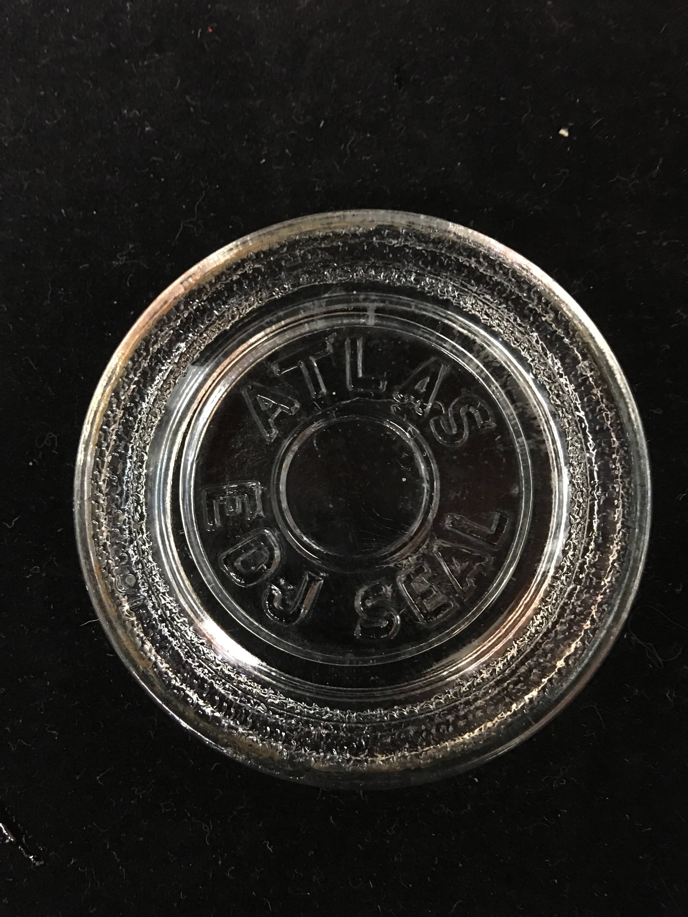 Vintage Canning Jar with Glass Lid and Aluminum Good Housekeeping Twist Top