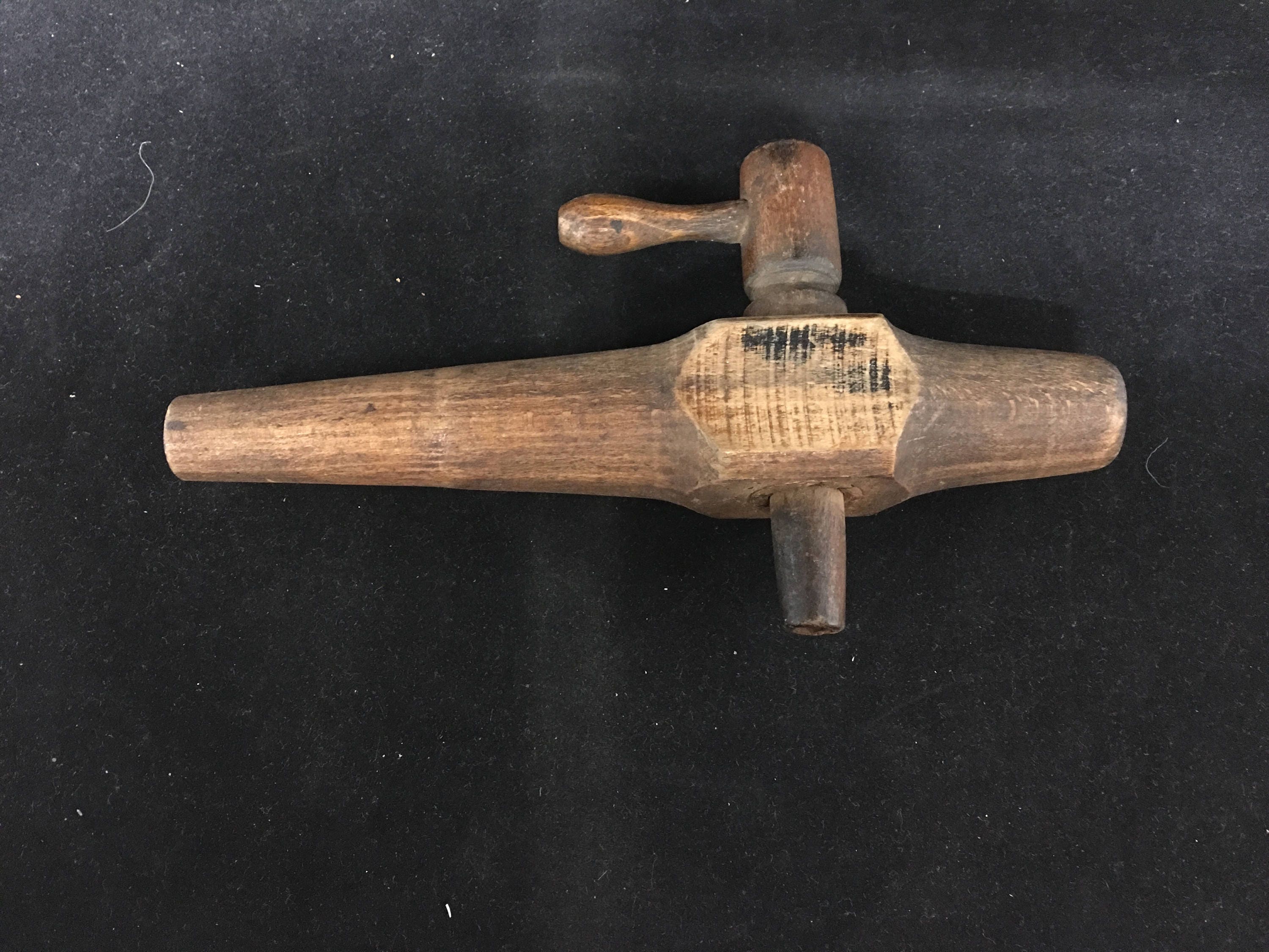 Vintage Wooden Beer Keg Tap