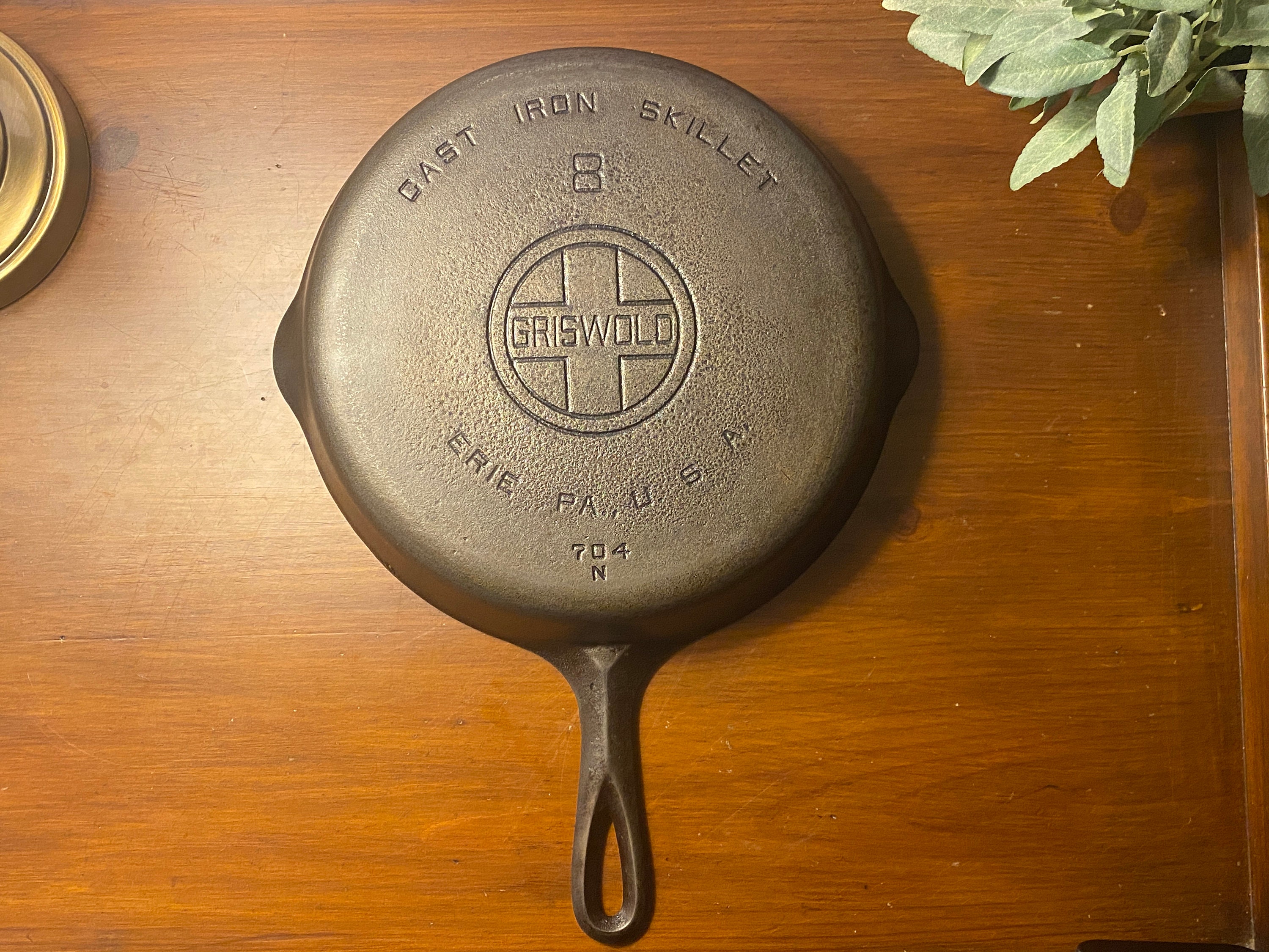 My number 8 Griswold LBL (1930-1939) that I got a couple years ago