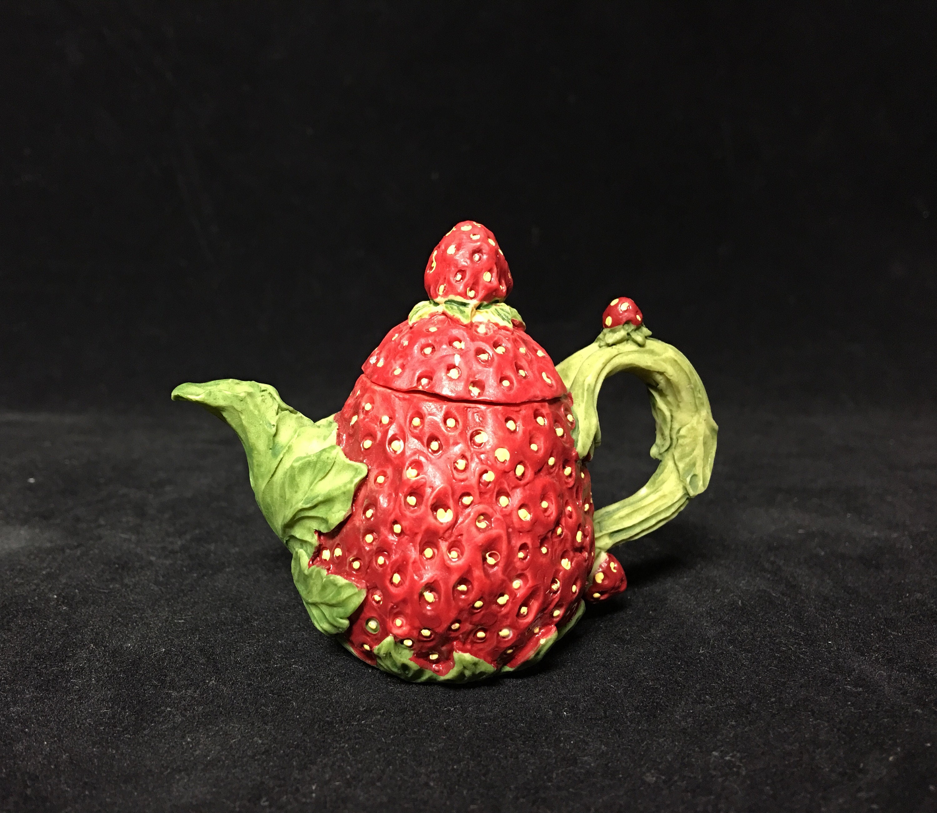 Vintage Set of 7 Ornamental Miniature Teapots