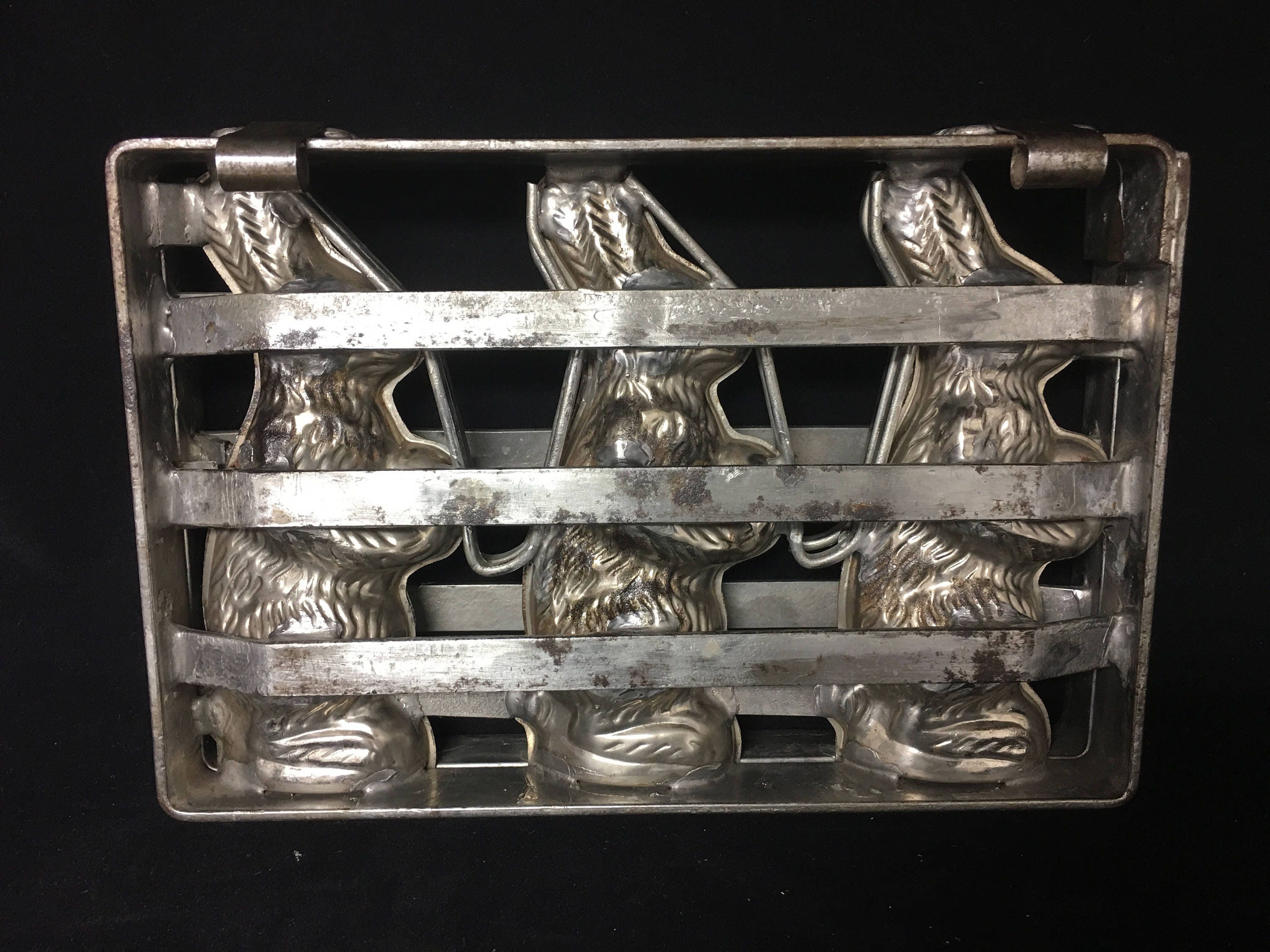 Vintage Large Bunny (3) Chocolate Mold