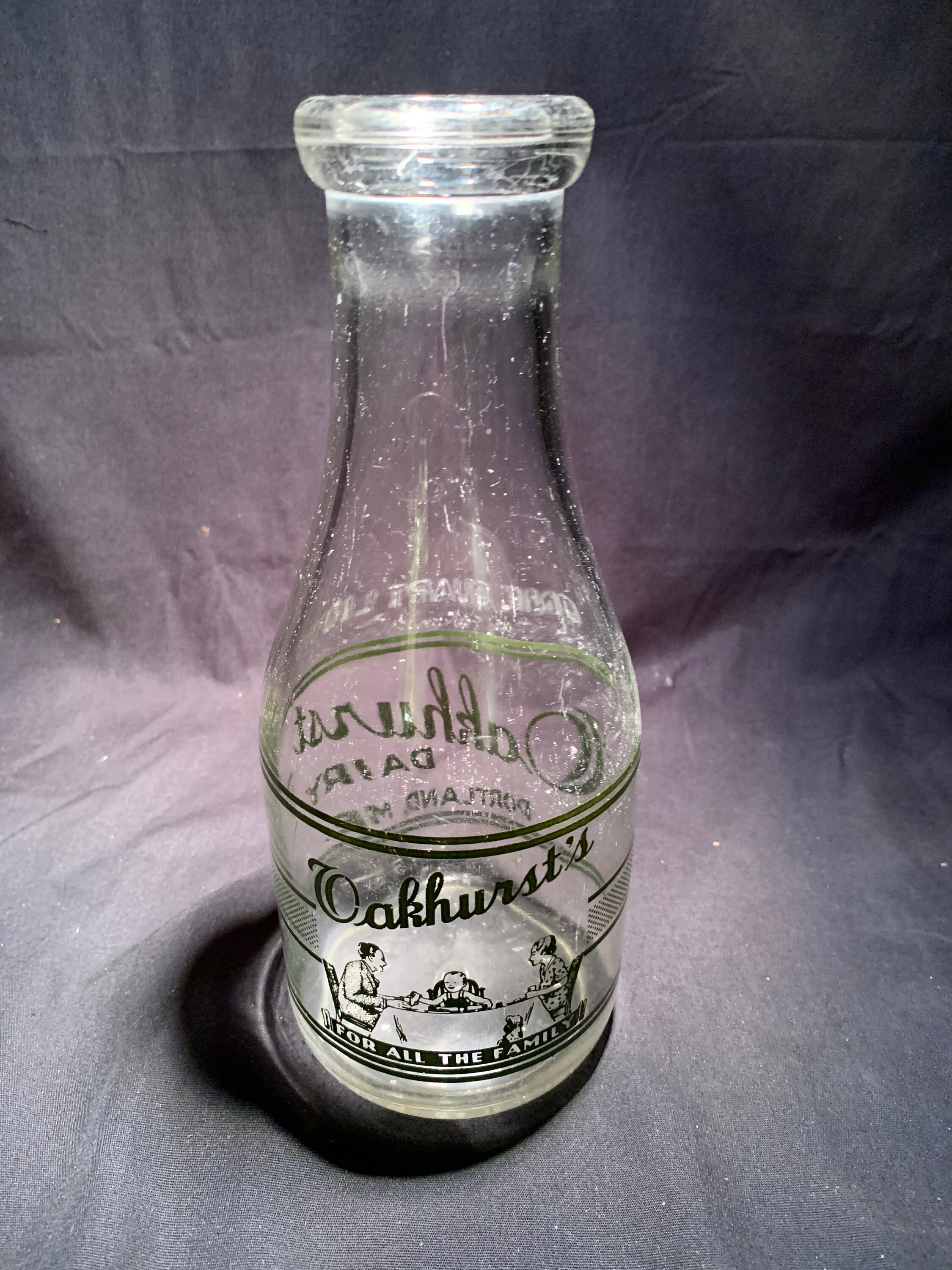 Oakhurst Dairy Bottle 1947