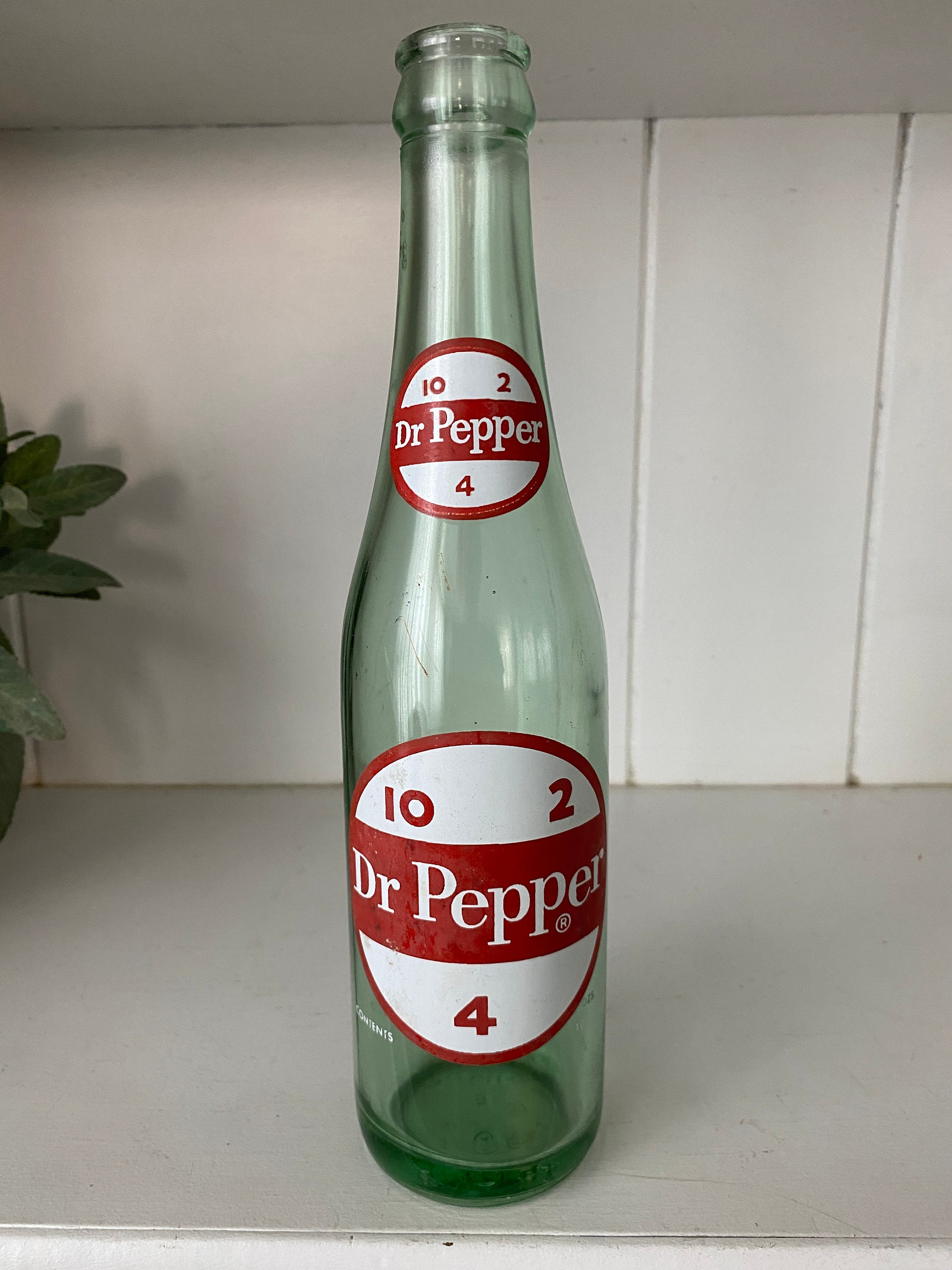 Dr. Pepper Clock Logo Bottle