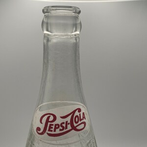 Pepsi Cola 12 Oz Vintage Glass Bottle From the 1950s - Etsy
