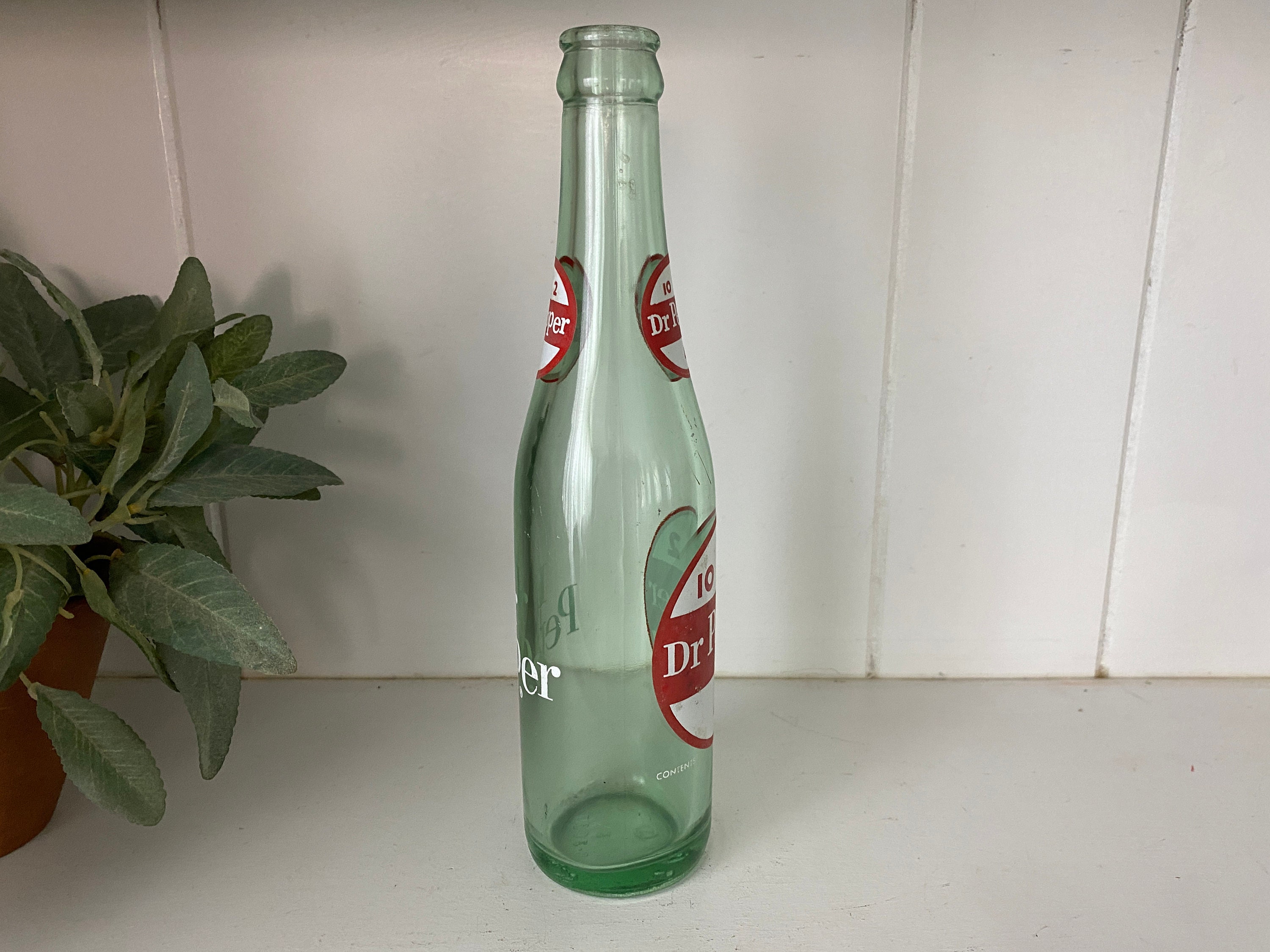 Dr. Pepper Clock Logo Bottle