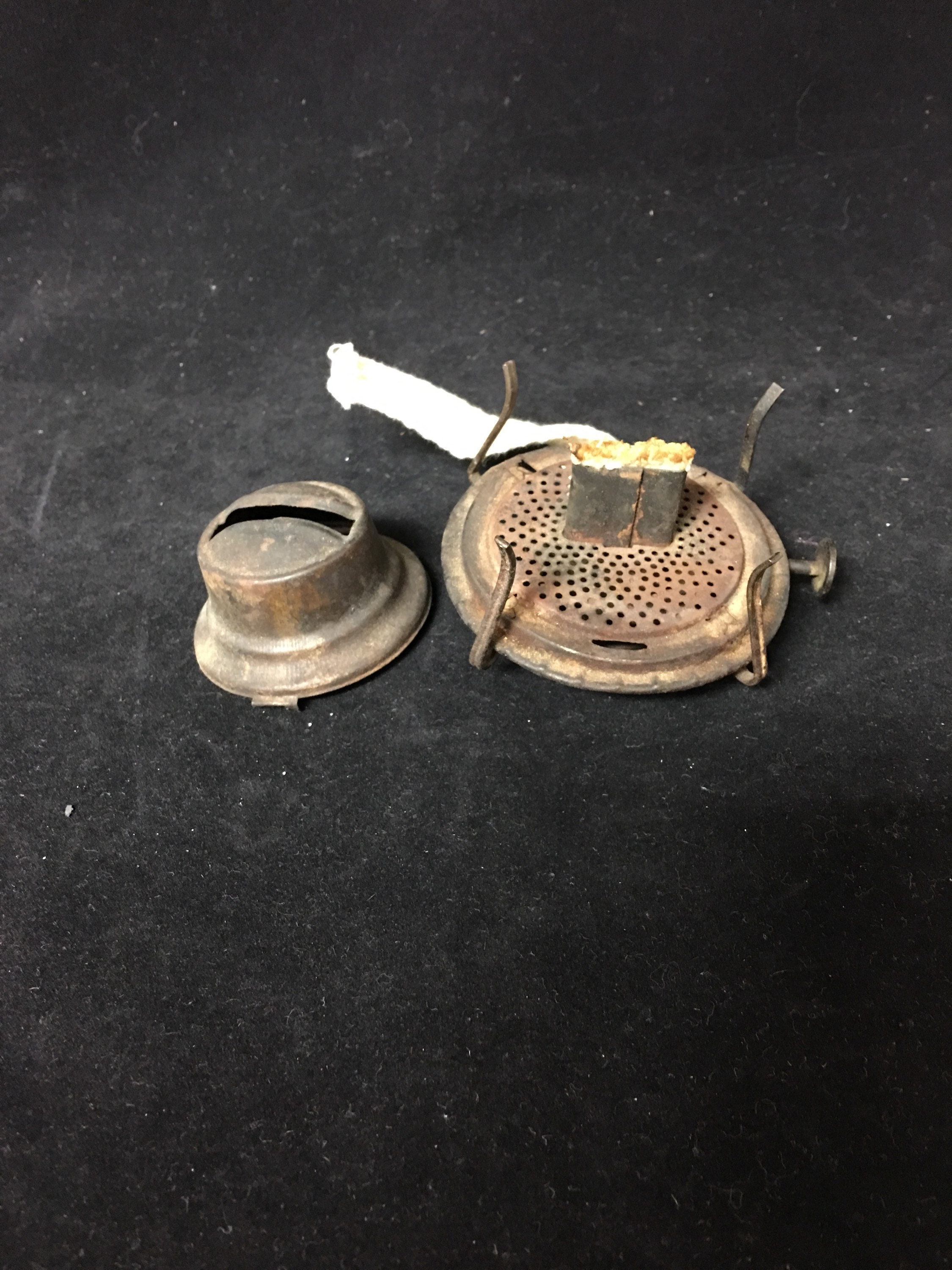 Vintage Eagle Oil Lamp with Original Burner