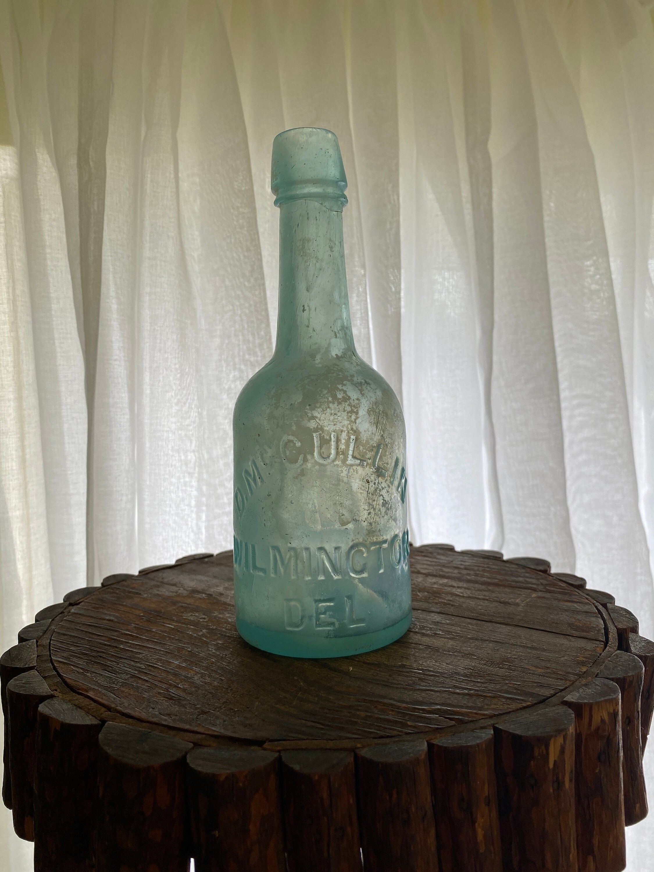 1800s D. McCullin Rare Soda Bottle (Wilmington, Delaware)