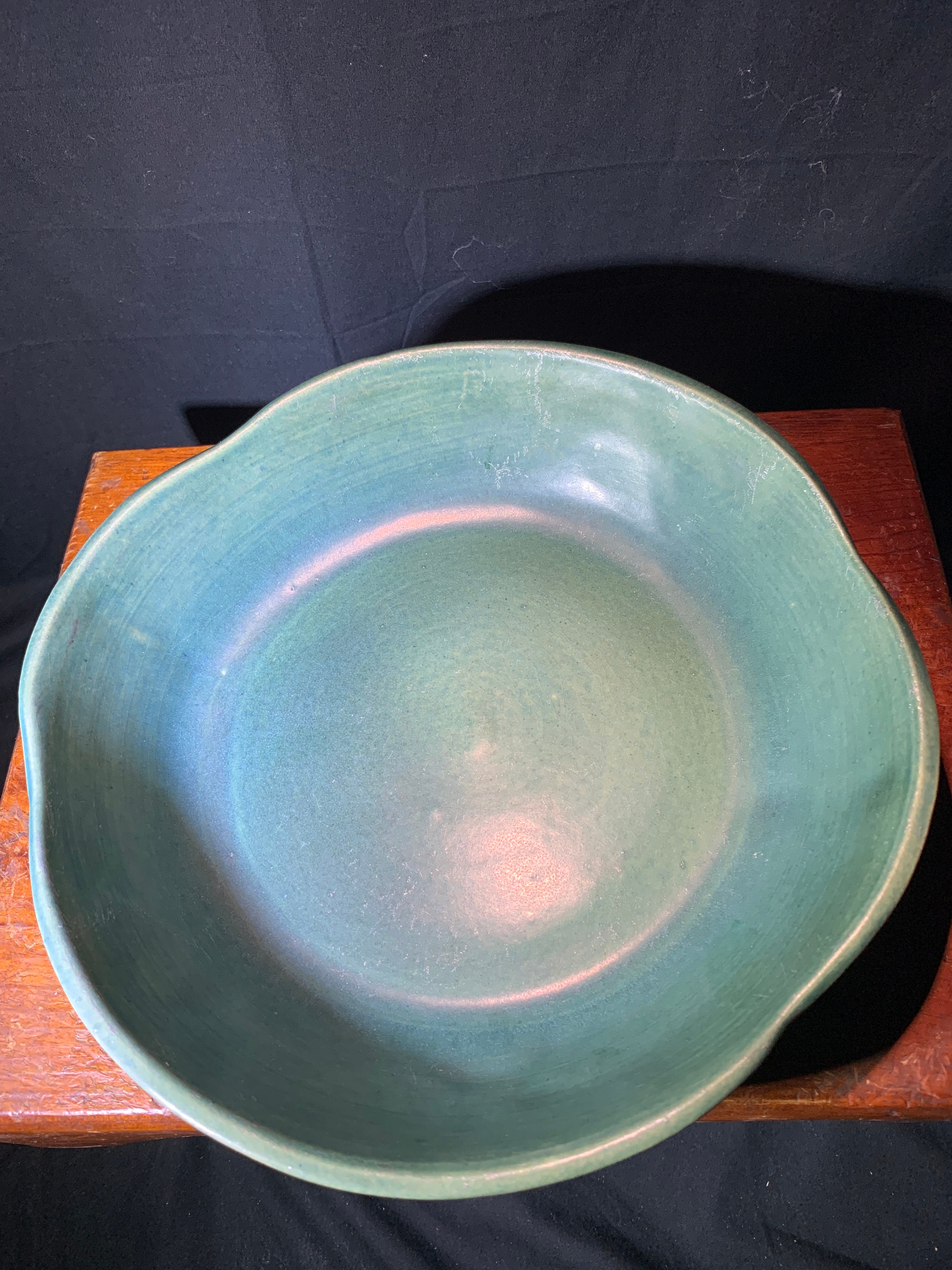 Roseville Spongeware Bowl - oq2j39l